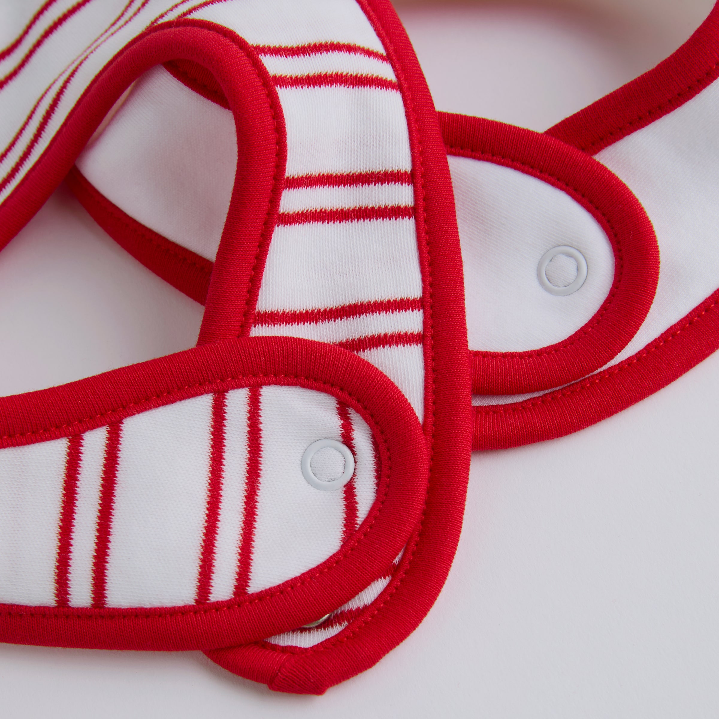 Manchester United Baby Cotton Bibs 2 Pack White 흰색 세부 사항 [4-4]