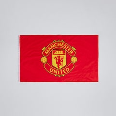 Manchester United Core Crest Flag Red
