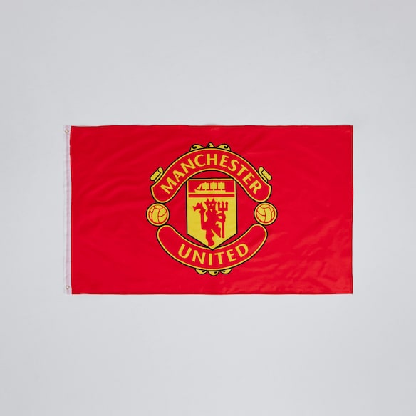 Manchester United Core Wappen Flagge Rot Rot