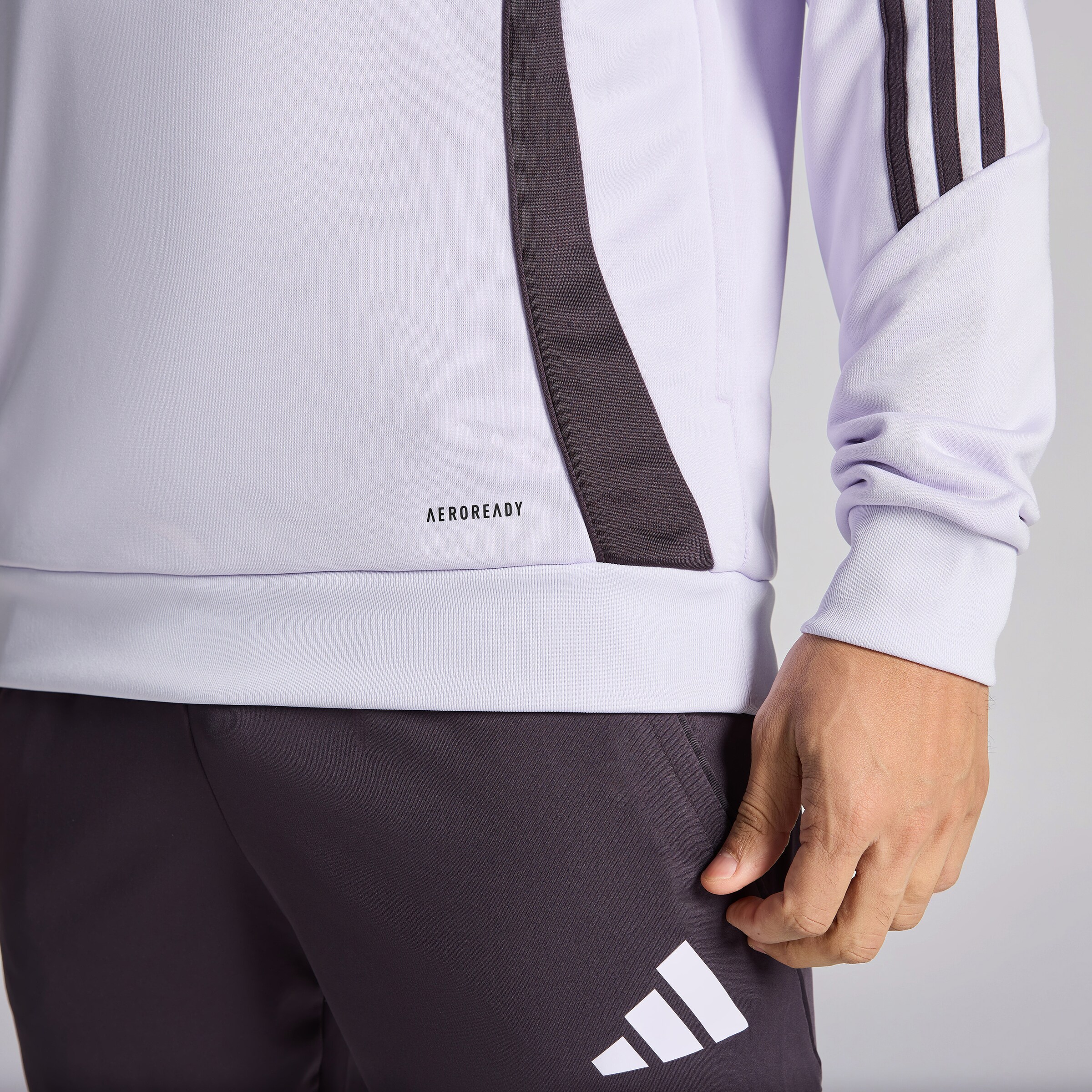 Manchester United Tiro 25 Competition Training Hoodie Purple Detail [4-5]