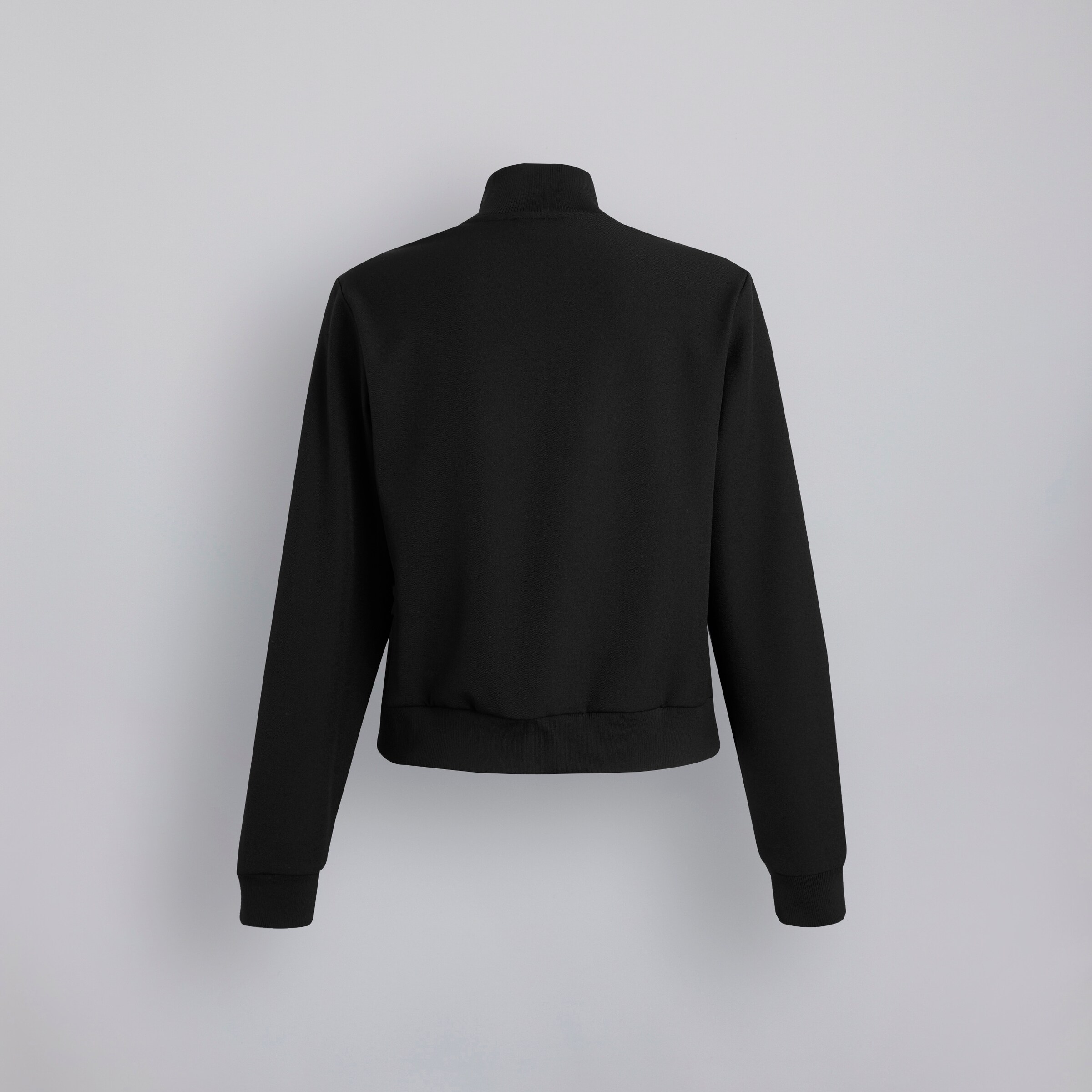 Manchester United x adidas Womens Terrace Icons Track Top Black Noir Détail [8-8]