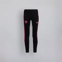Manchester United x adidas Kids Essentials 3-Stripes Cotton Leggings Black