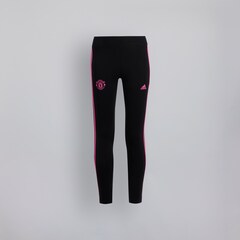 Manchester United x adidas Kids Essentials 3-Stripes Cotton Leggings Black