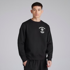 Manchester United Varsity Sweatshirt Black