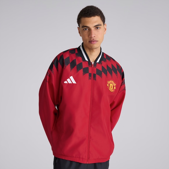 Manchester United x adidas Stadium Track Top Red Rojo