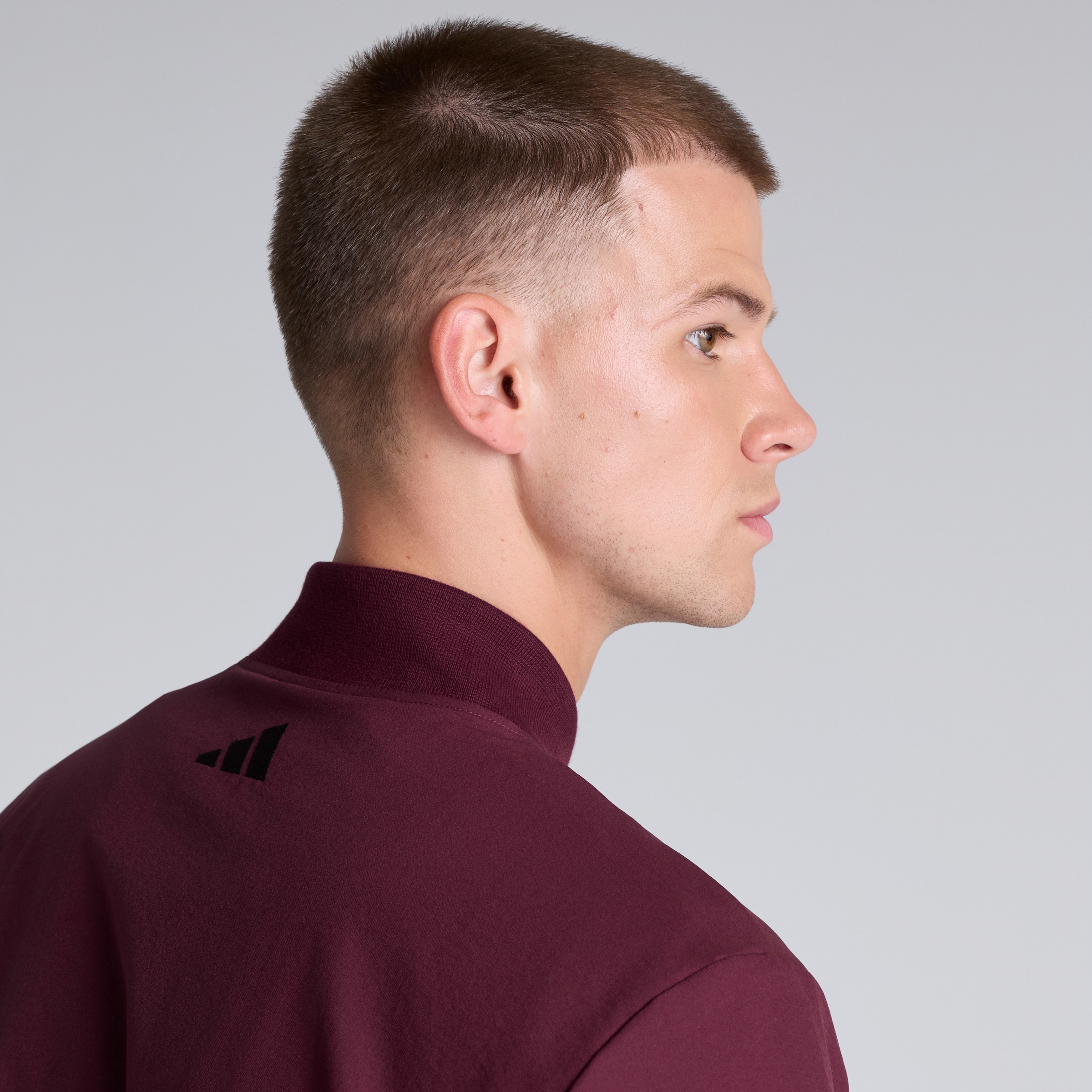 Manchester United x adidas Golf Ultimate 365 Full-Zip Jacket Maroon 细节 [4-7]