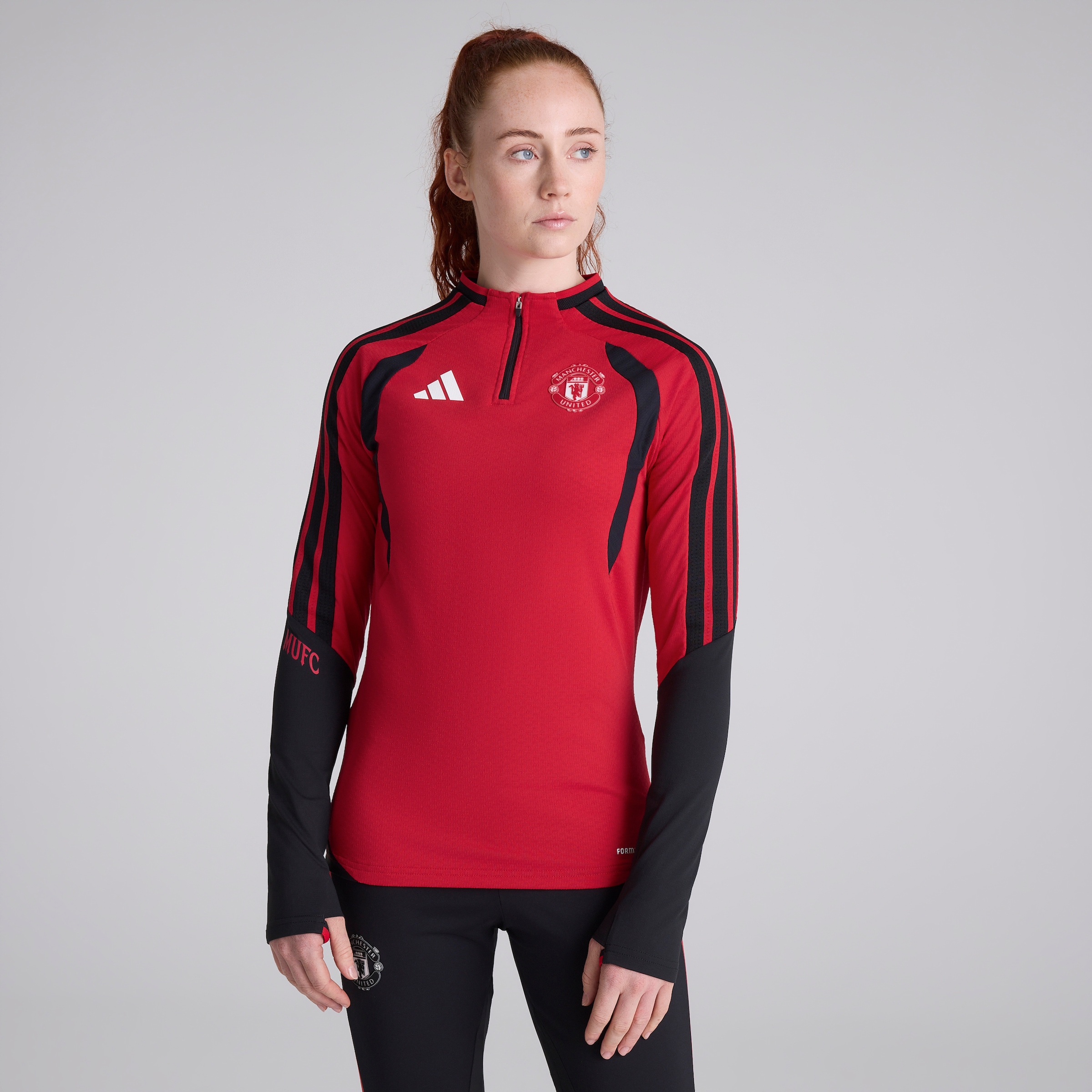 Manchester United Womens 26/27 Training Tiro Authentic Top Red Red
