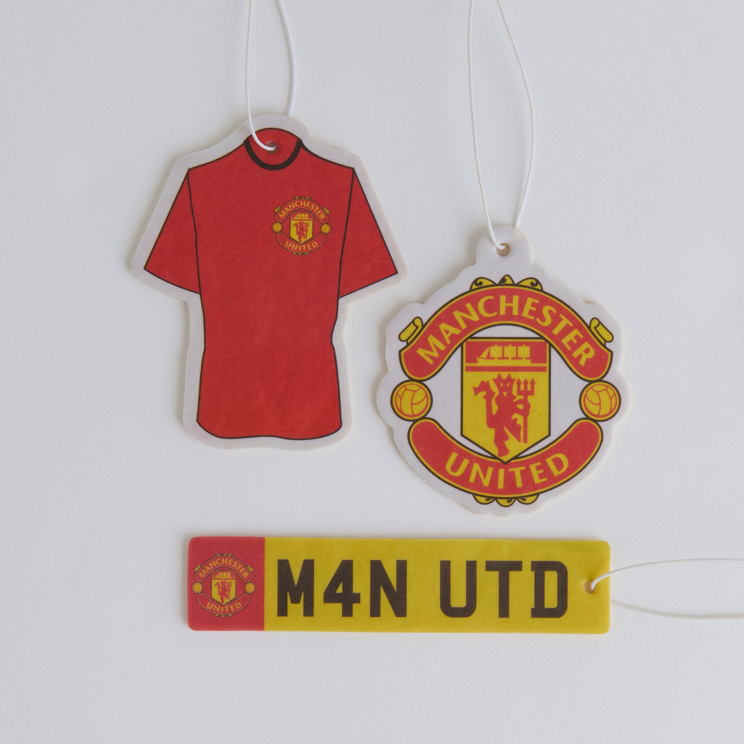 Manchester United Air Fresheners 3 Pack Multi Detail [2-3]