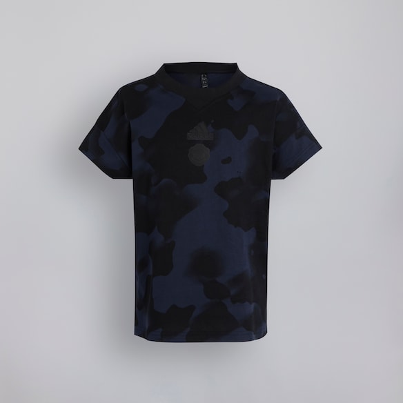 Manchester United x adidas Kids Future Icons Camo Printed T-Shirt Black Black