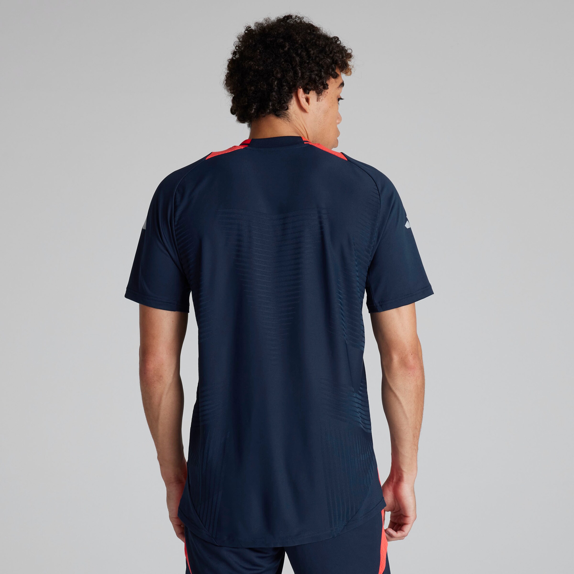 Manchester United Tiro 24 Pro Training Jersey Navy Blue Detail [2-5]