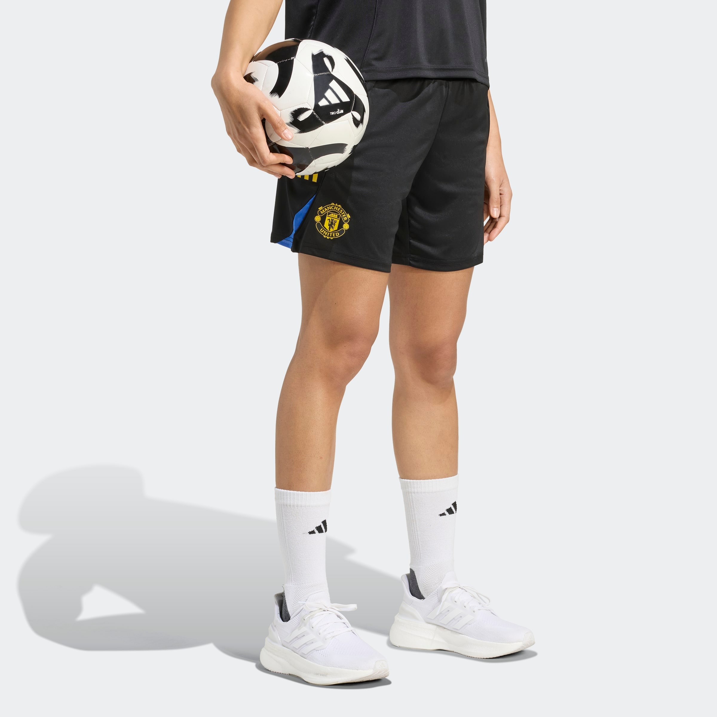 Manchester United Tiro 25 Competition Training Shorts Womens Schwarz Detail [3-5]