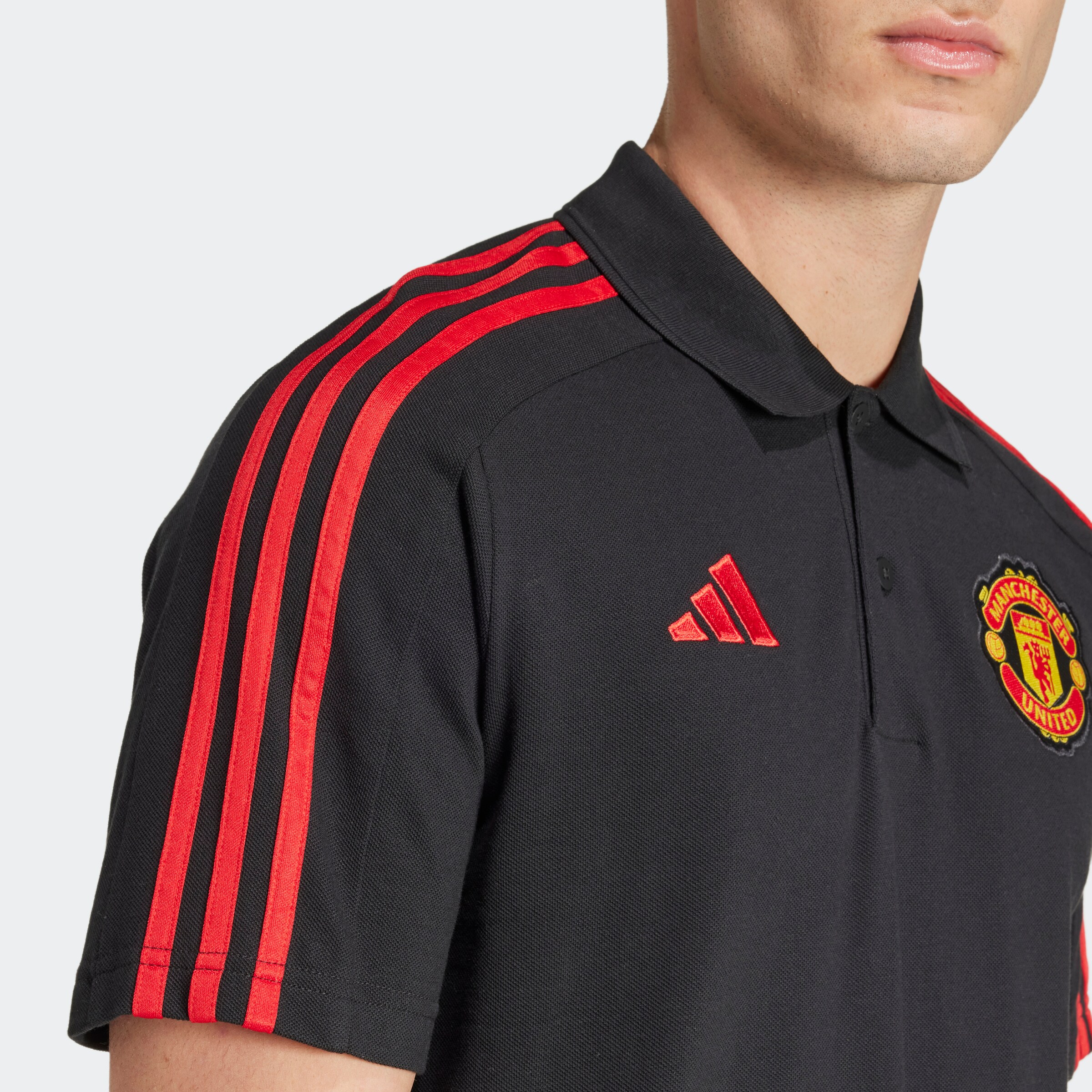 Buy Manchester United x adidas Mens Manchester United DNA Polo