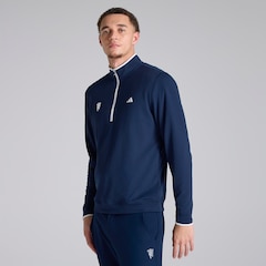 Manchester United x adidas Golf Half Zip Top Navy