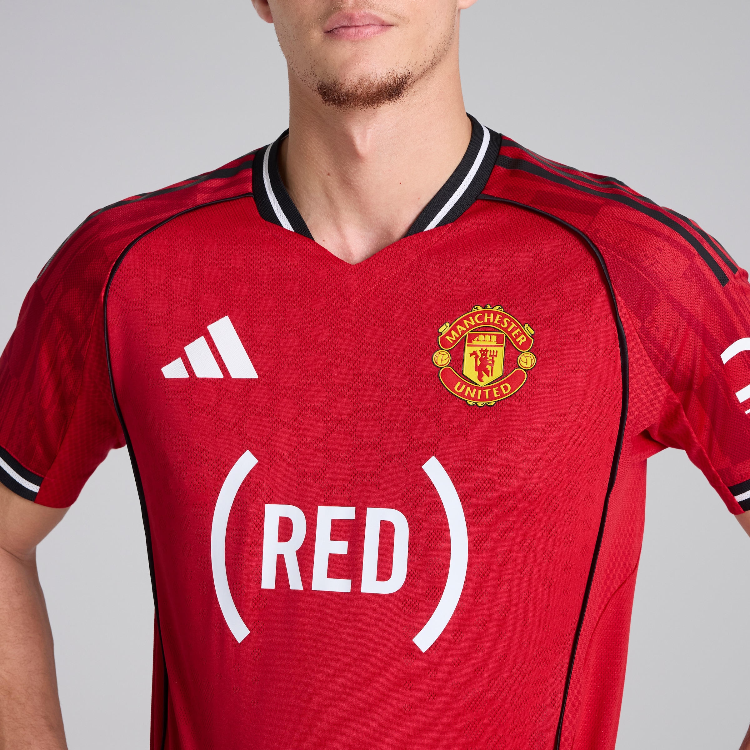 Manchester United Home Authentic RED Jersey Red Detail [5-10]