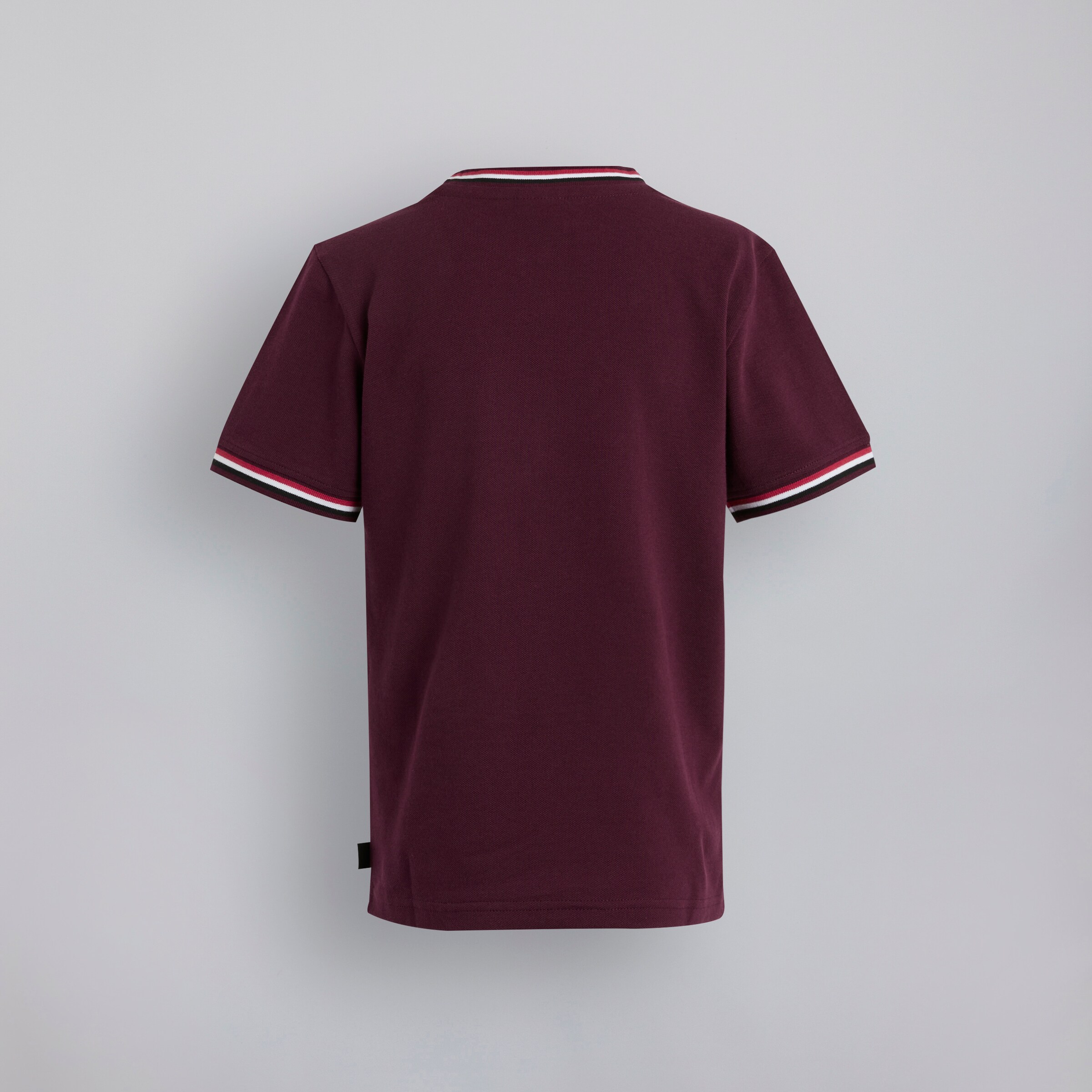 Manchester United Kids Pique T-Shirt Burgundy Rouge Détail [2-2]