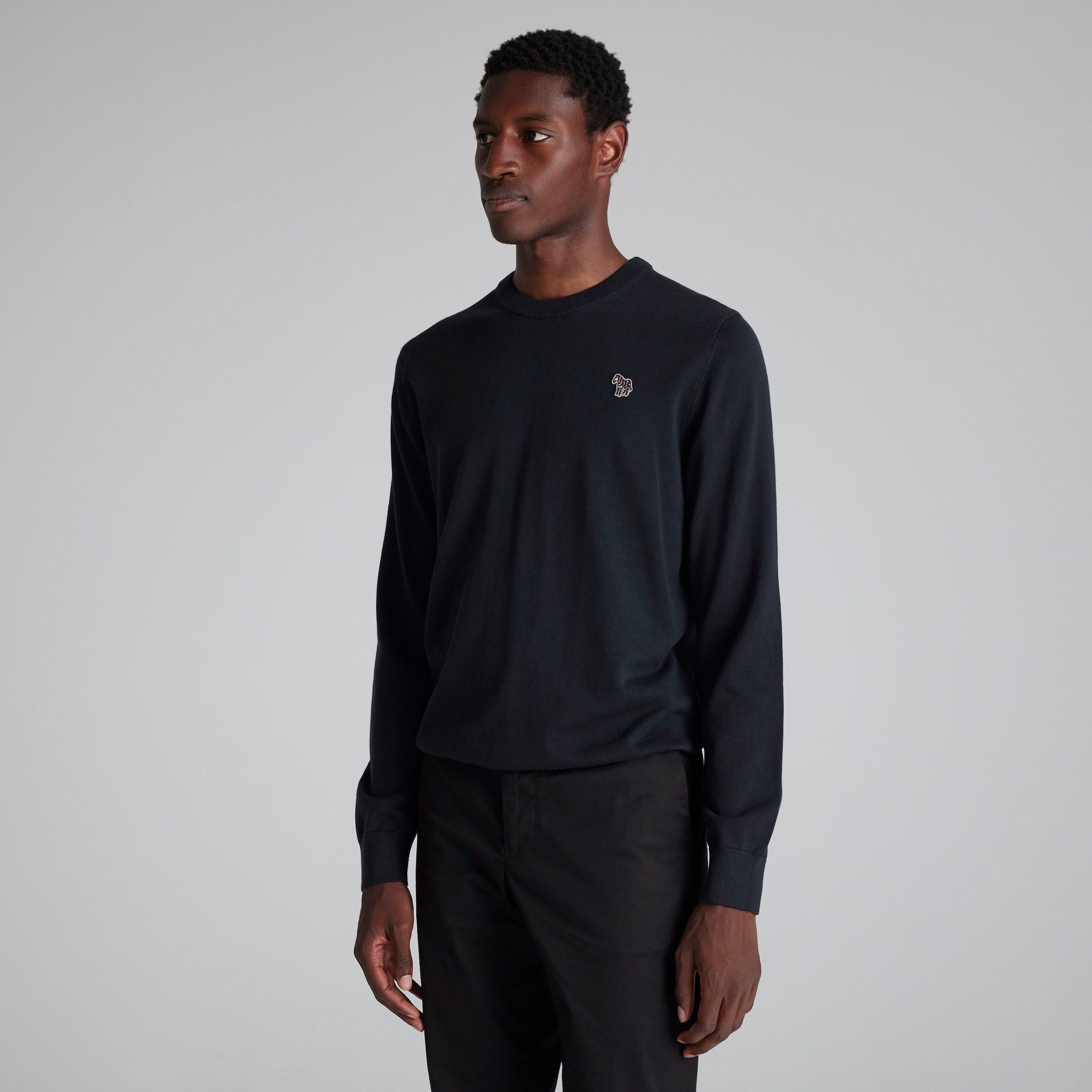 Manchester United x Paul Smith Mens Knitted Jumper Navy Navy blue