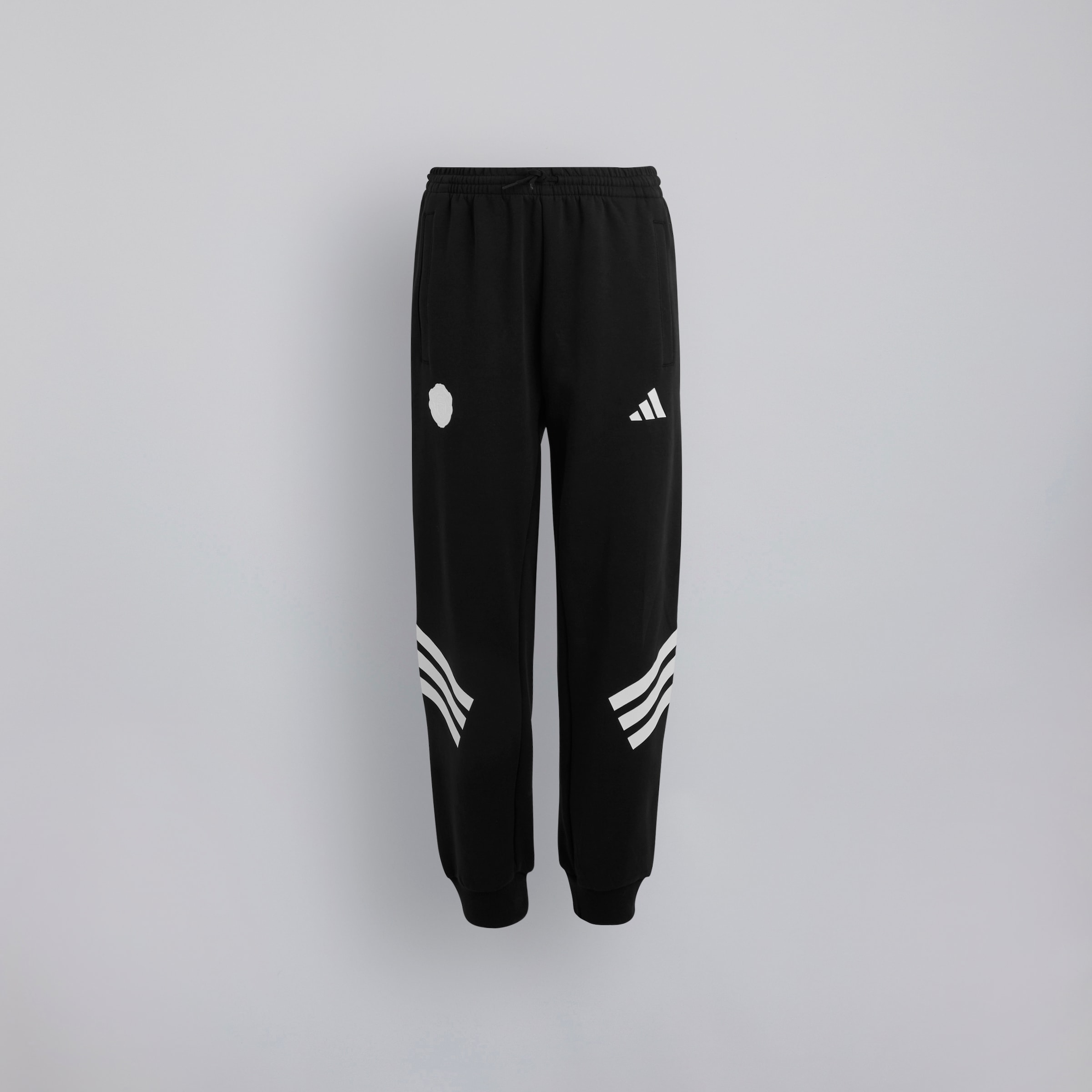 Manchester United x adidas Kids Future Icons Wide Joggers Black Black