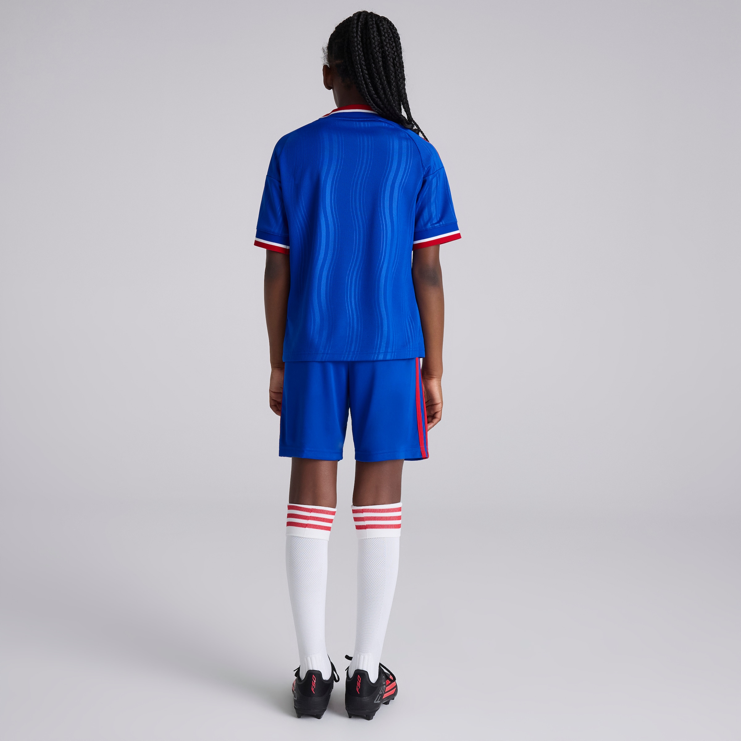 Manchester United Kids 26/27 Away Shorts Blue 蓝色 细节 [3-5]
