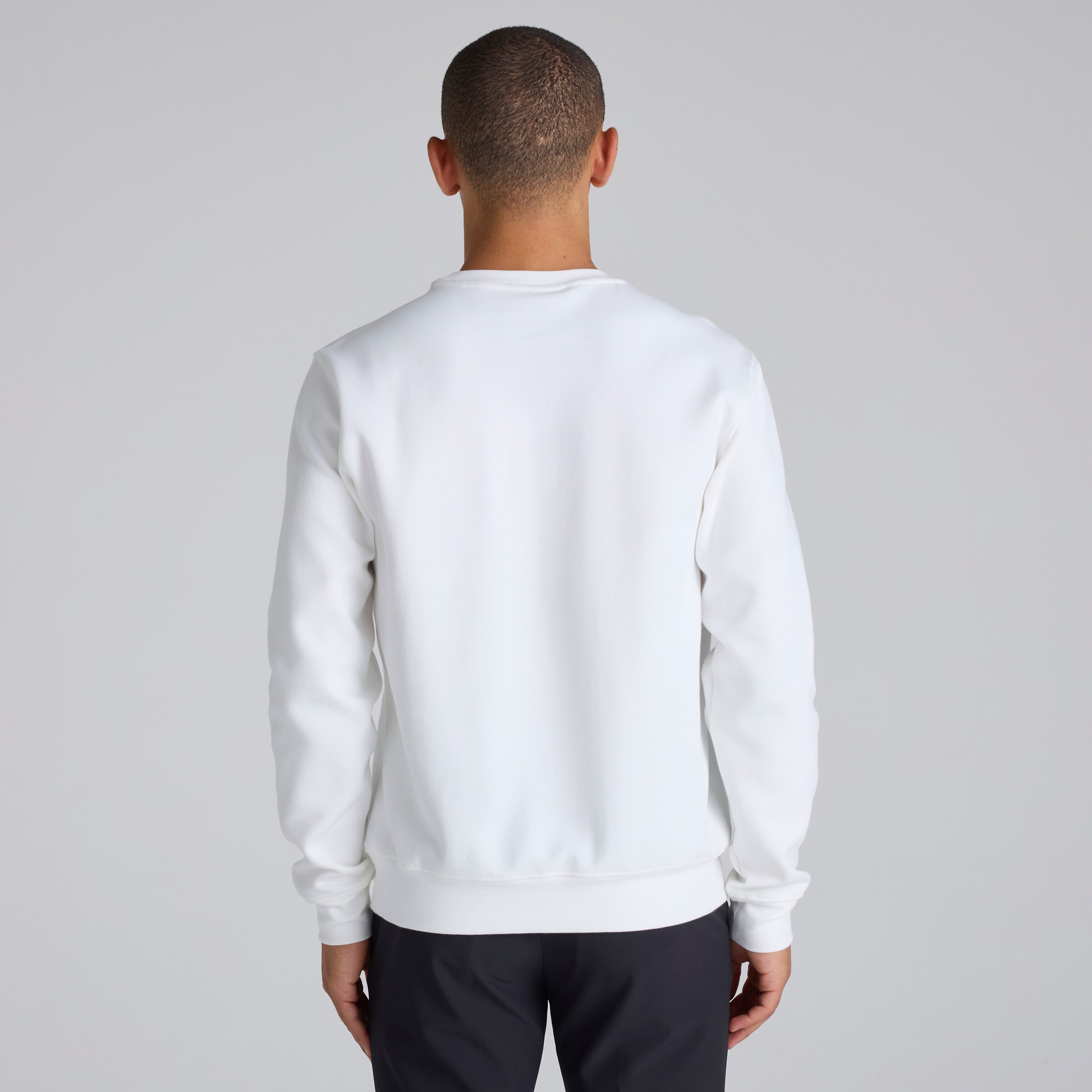 Manchester United x adidas Golf Crewneck Sweatshirt White White Detail [2-5]