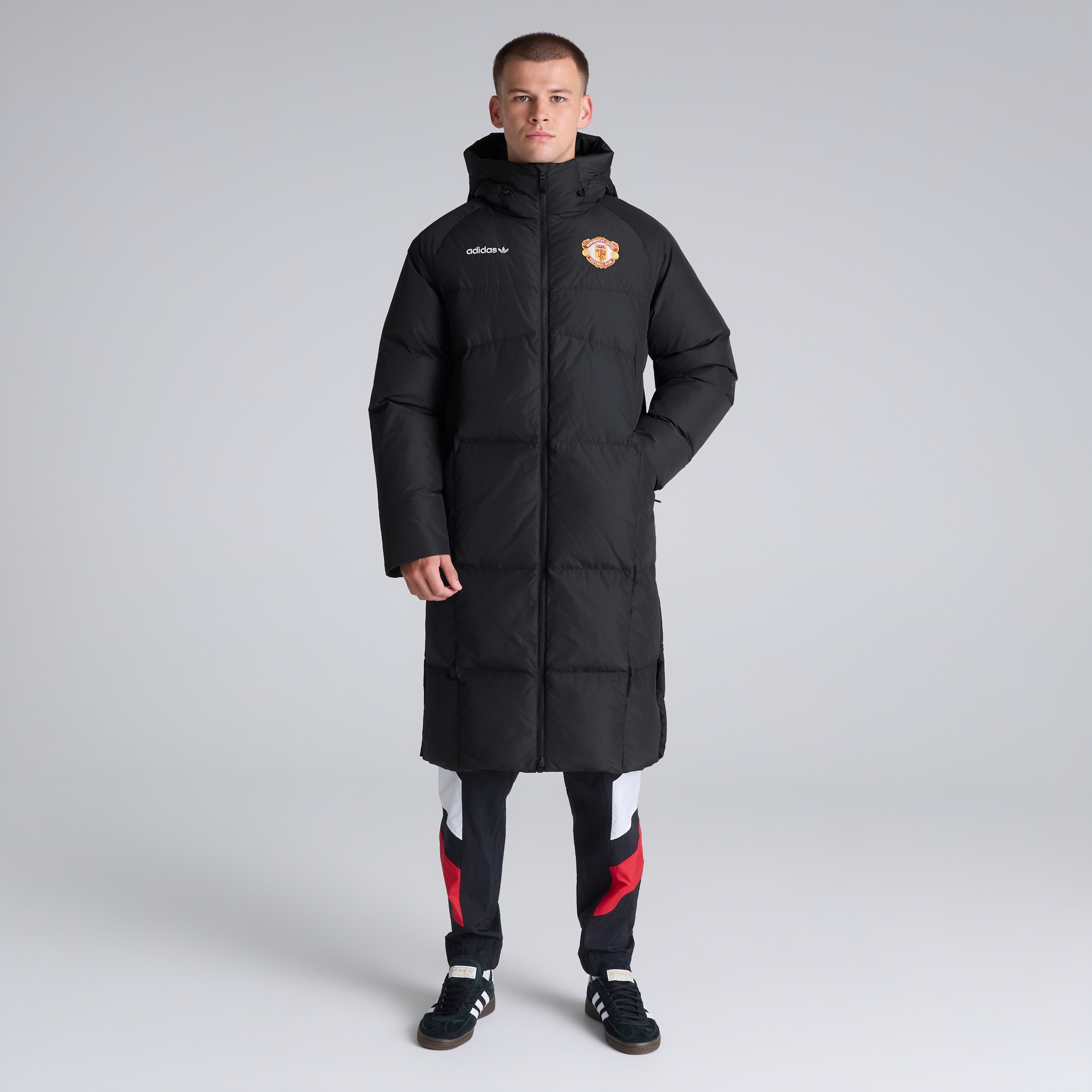 Manchester United x adidas EQT Down Jacket Black Black Detail [2-7]