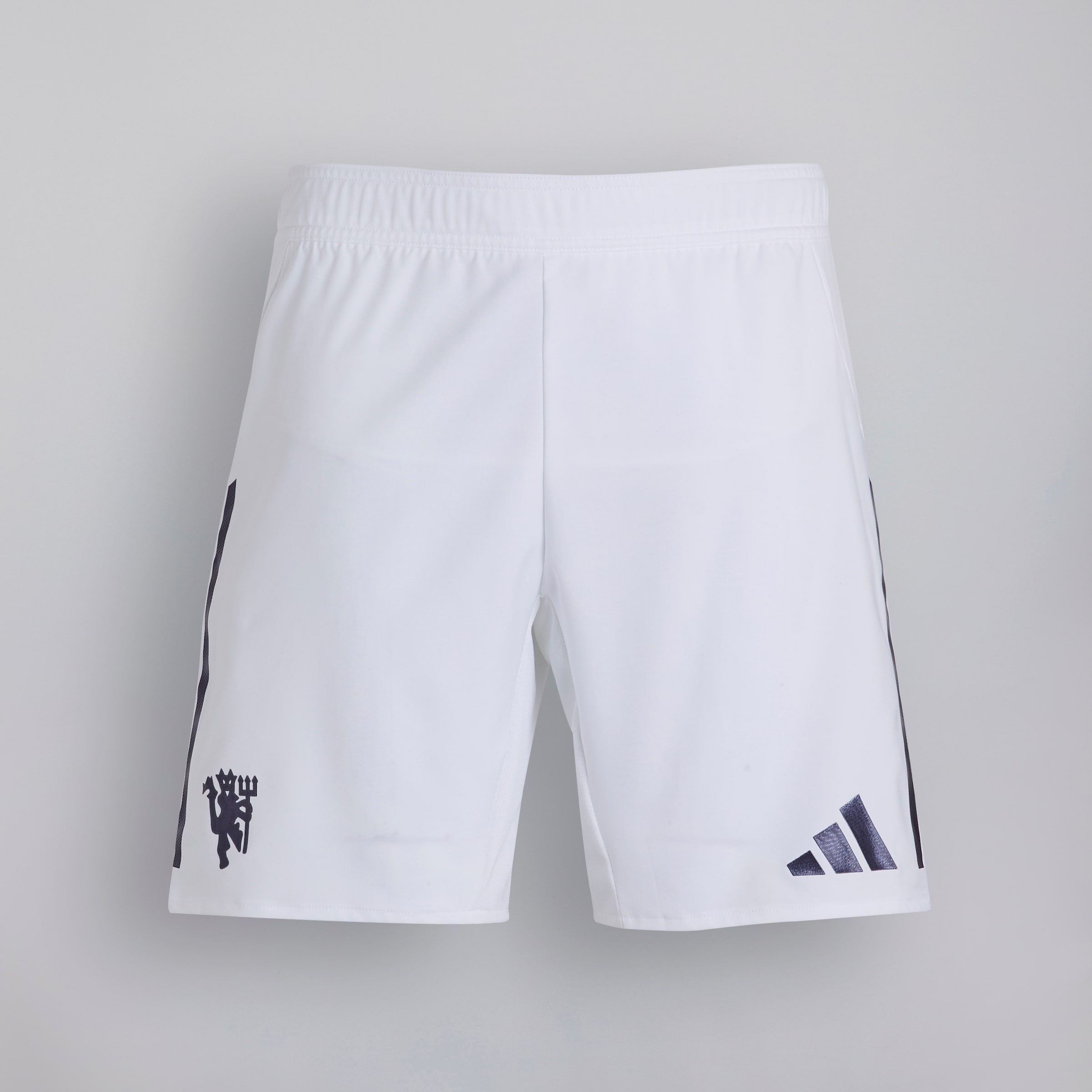 Manchester United 25/26 Adult Away Authentic Short Blanc Détail [7-8]