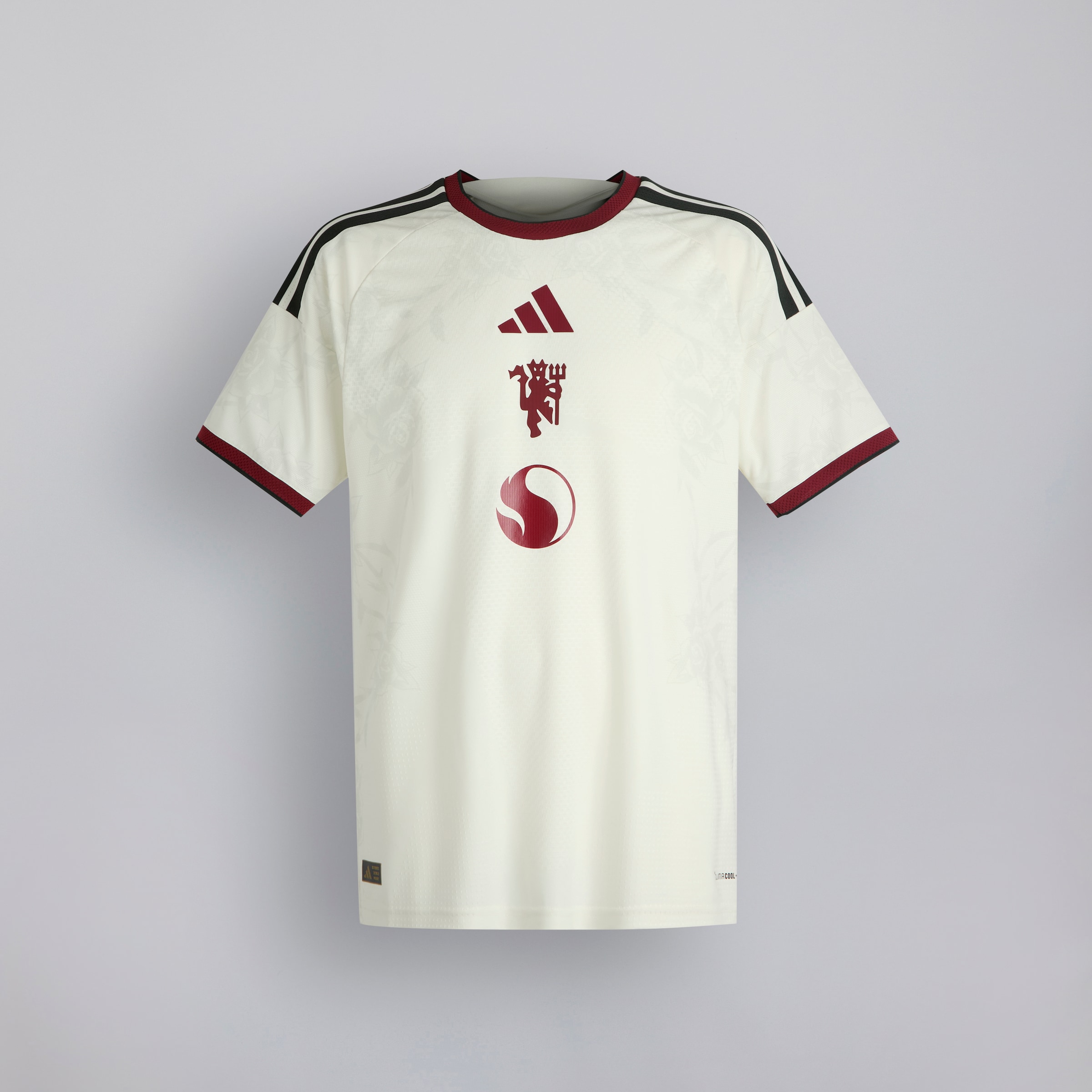 Manchester United 26/27 Third Authentic Jersey with Fernandes 8 UCL Printing & Badge Beige Detail [2-7]