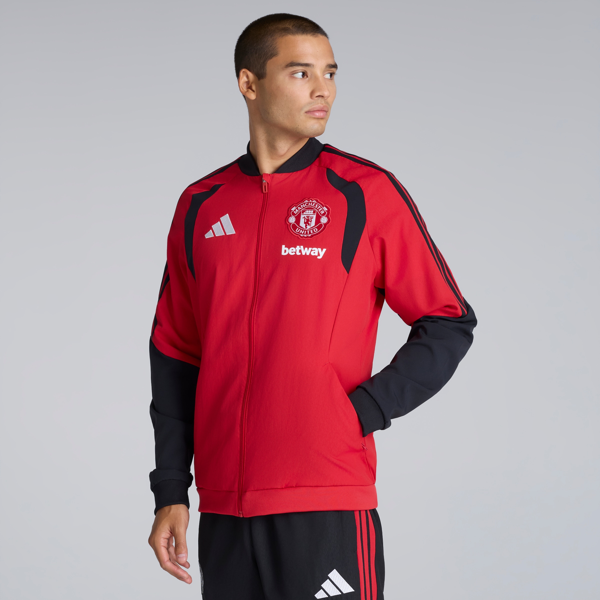 Manchester United 26/27 Training Tiro Presentation Jacket Red (Sponsored) Red