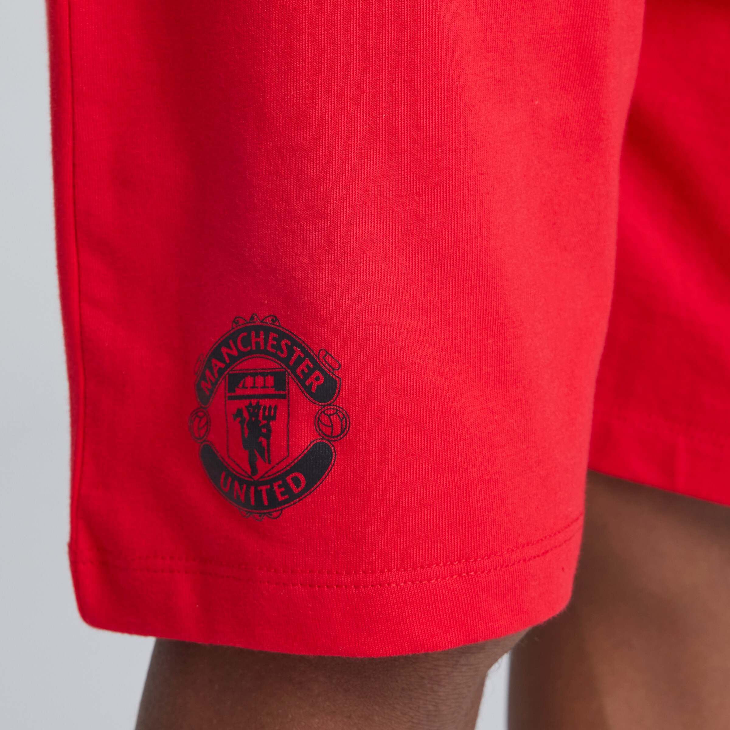 Manchester United Boys Pyjama Top & Shorts Set 2 Pack Multi Multi Detail [7-10]