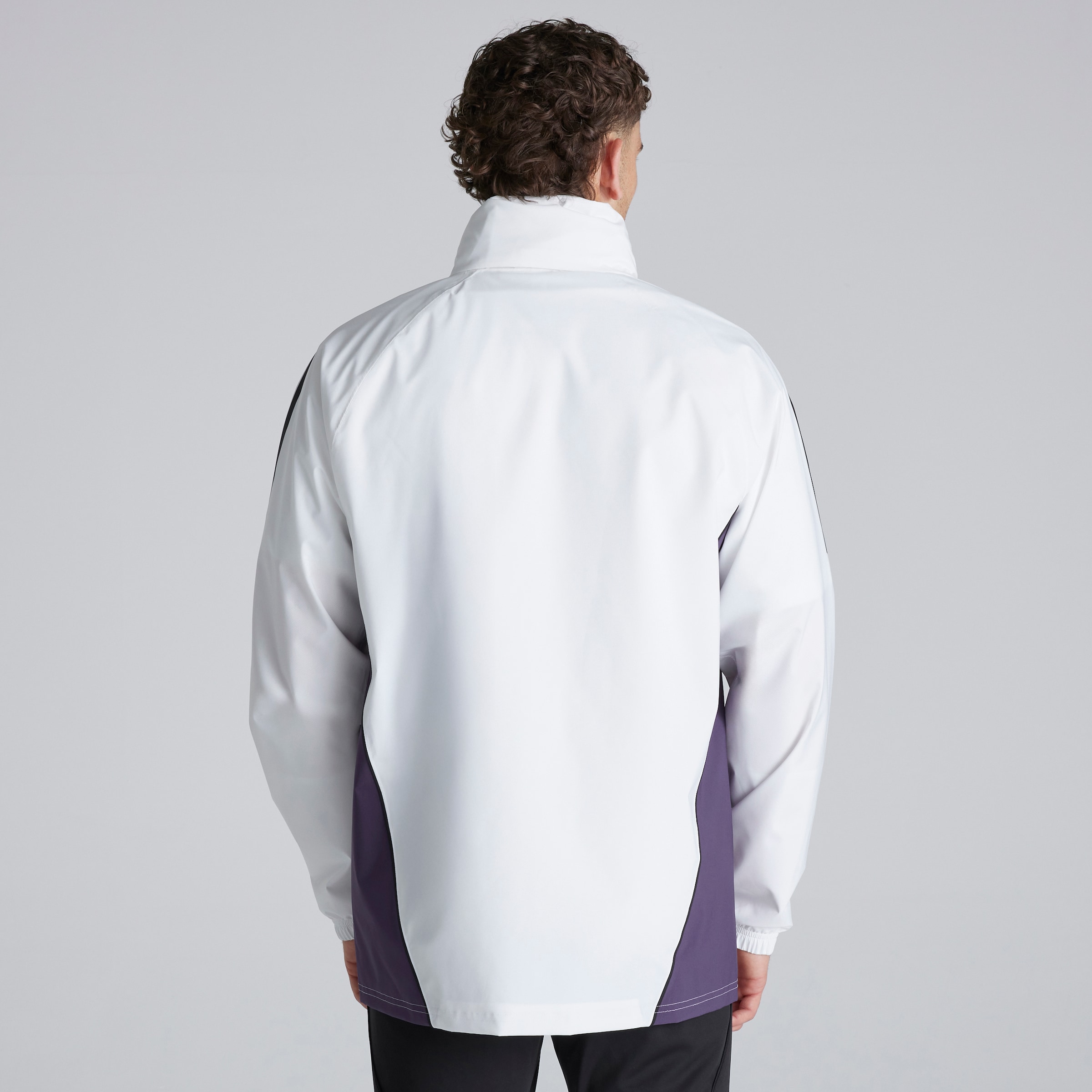 Manchester United Tiro 25 Competition Rain Jacket Blanc Détail [2-5]