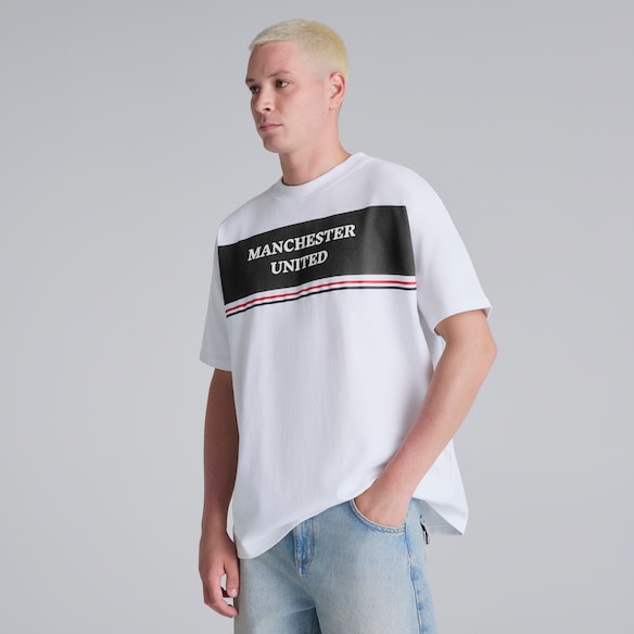 Manchester United Club Colours T-Shirt White Blanc