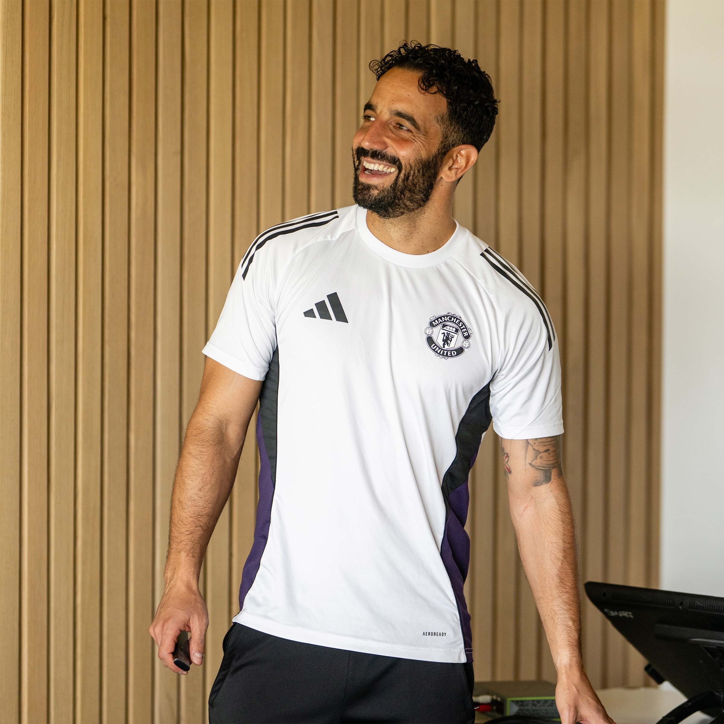 Manchester United Tiro 25 Competition Training Jersey White