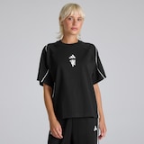Manchester United x adidas Womens Stadium T-Shirt Black