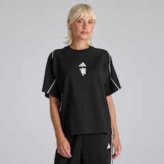 Manchester United x adidas Womens Stadium T-Shirt Black