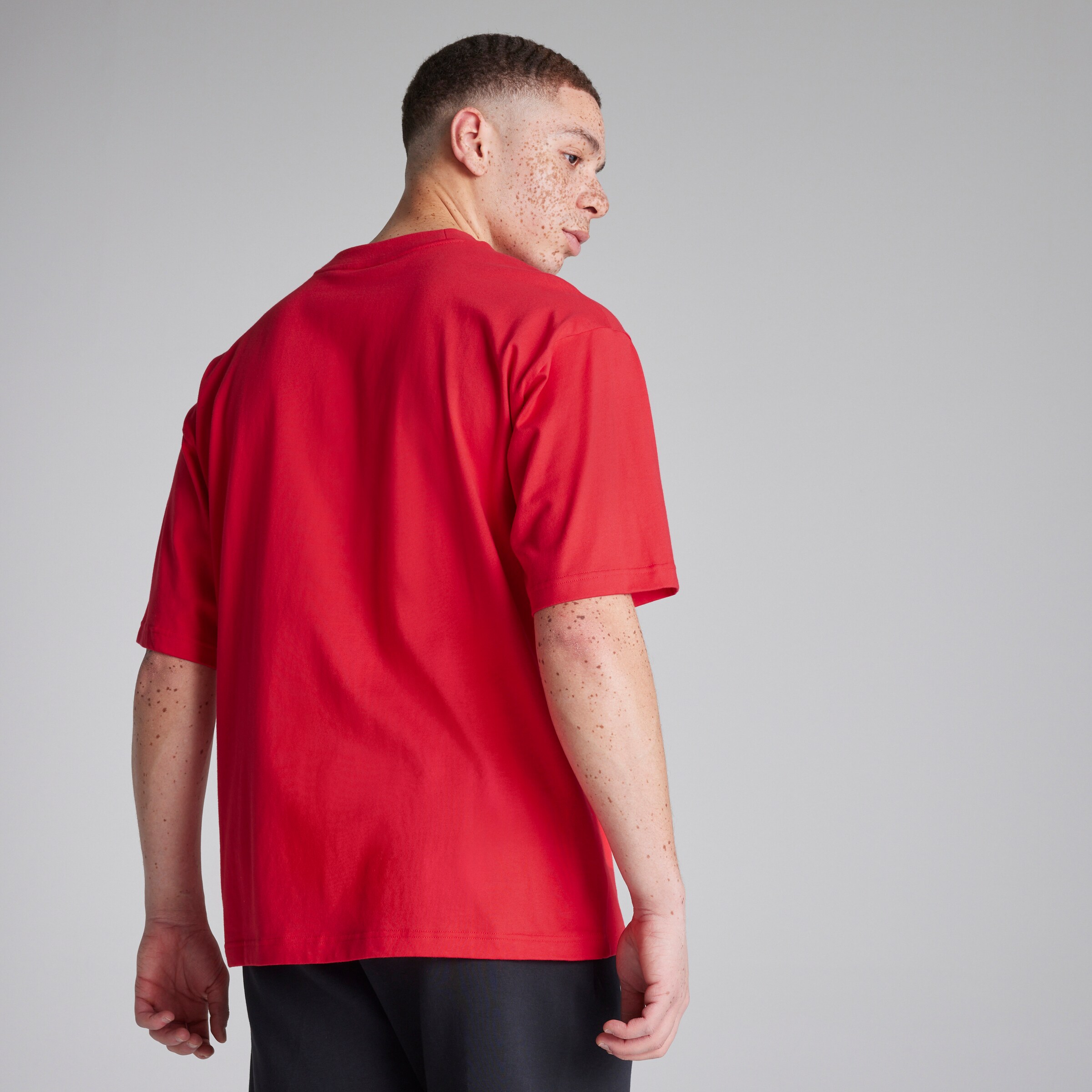 Manchester United x adidas Future Icons Short T-Shirt Red Rouge Détail [2-5]