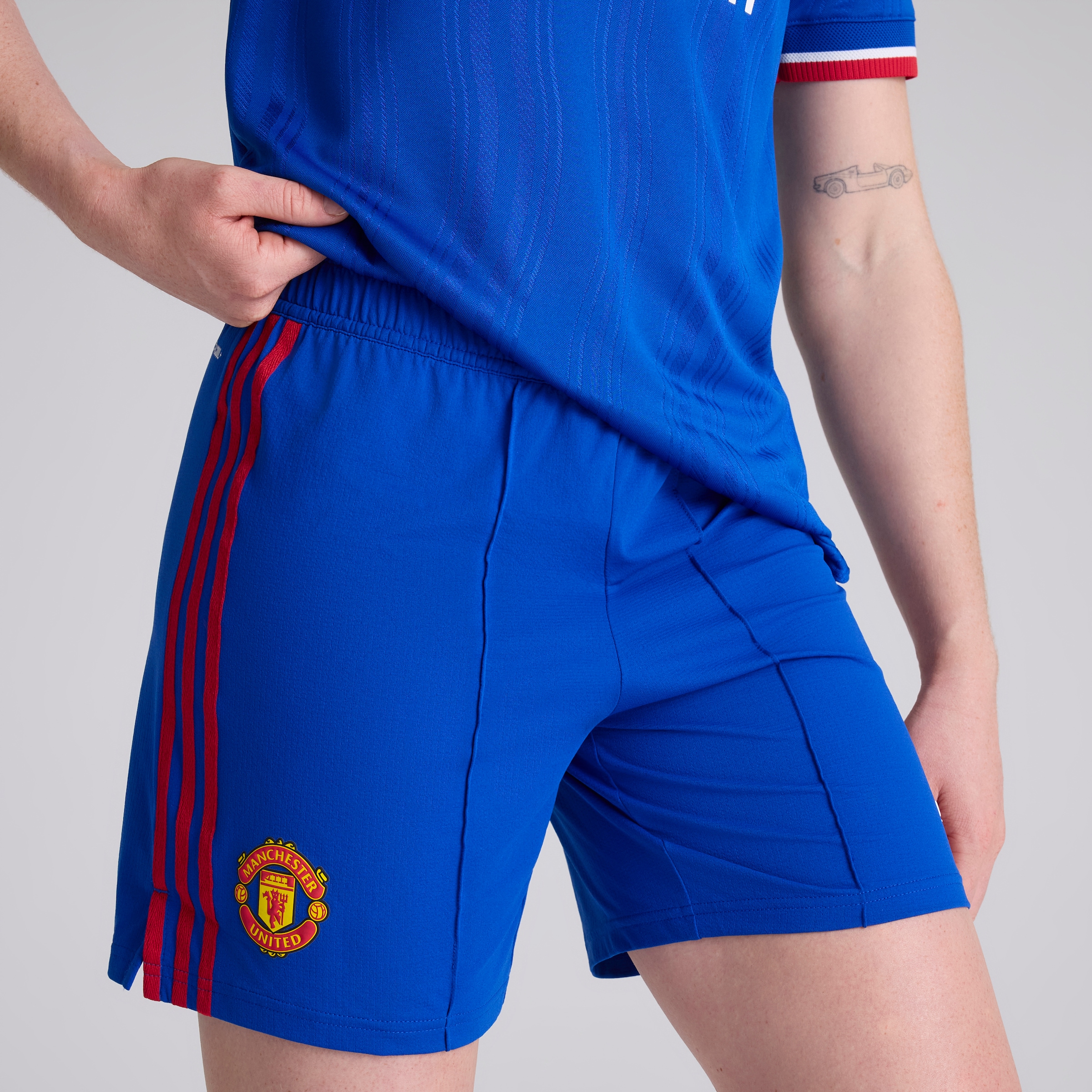 Manchester United Womens 26/27 Away Authentic Shorts Blue Bleu