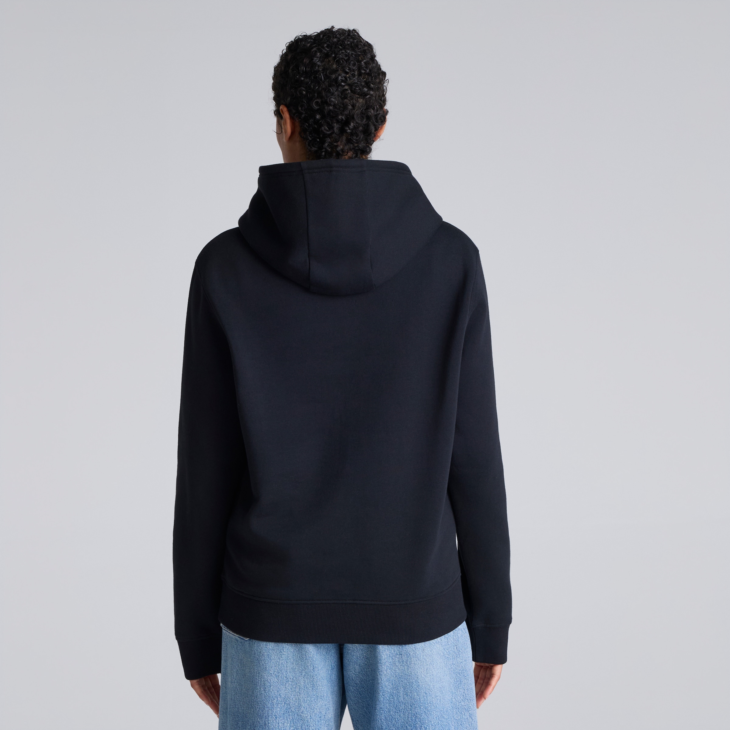 Manchester United MUFC Womens Hoodie Black Black Detail [2-5]