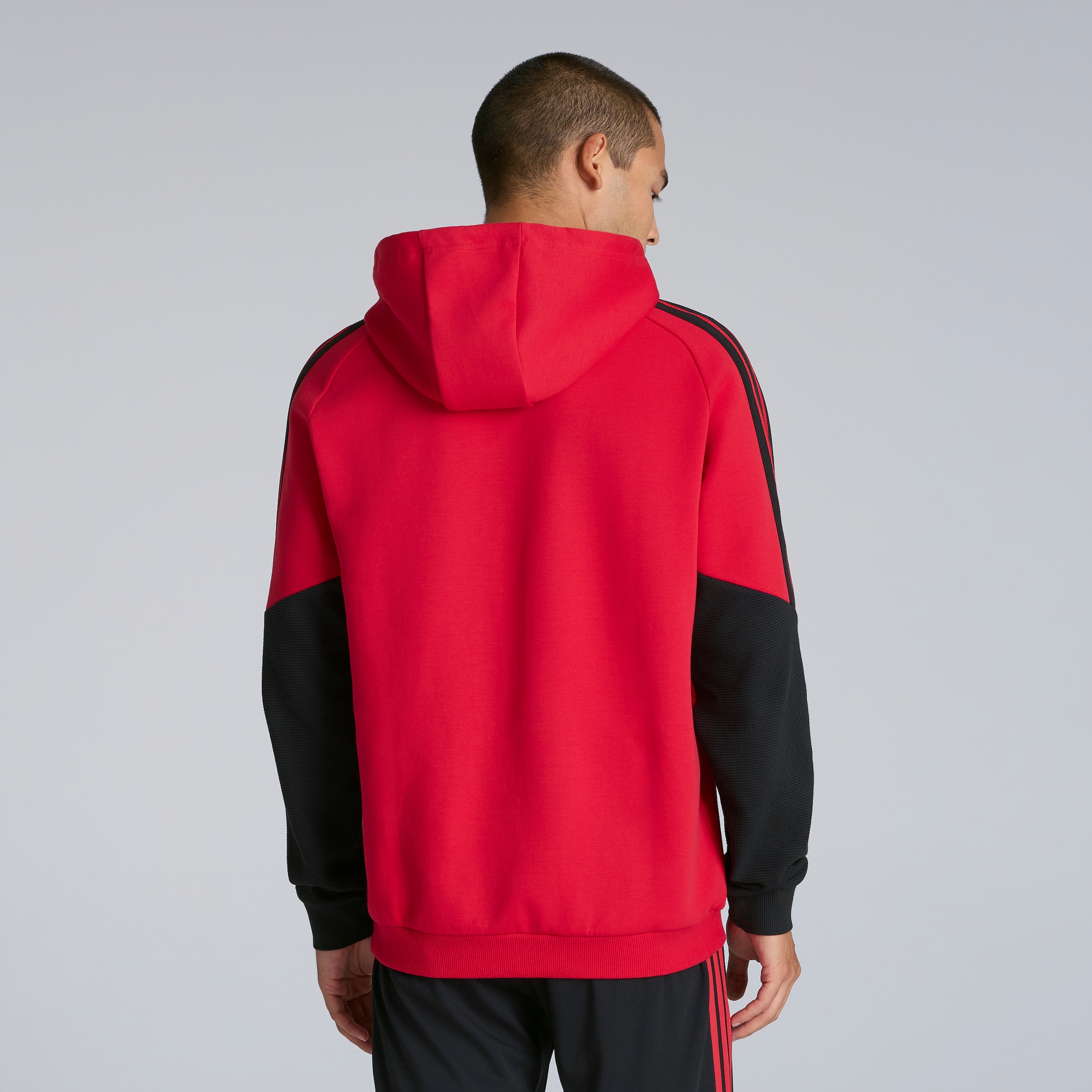 Manchester United 26/27 Training Tiro Hoodie Red (Sponsored) 红色 细节 [2-5]