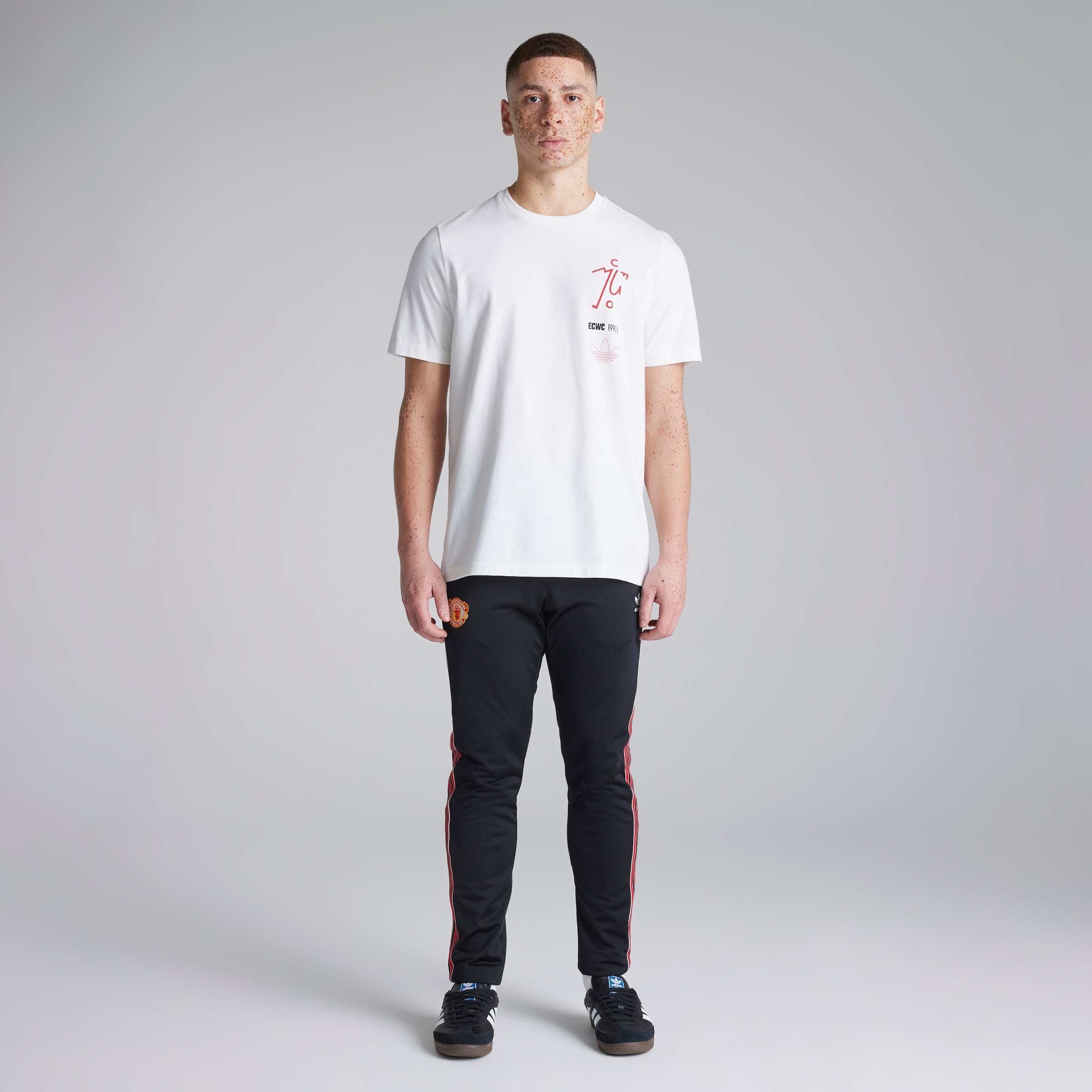 Manchester United x adidas Bring Back 1991 T-Shirt White White Detail [3-7]