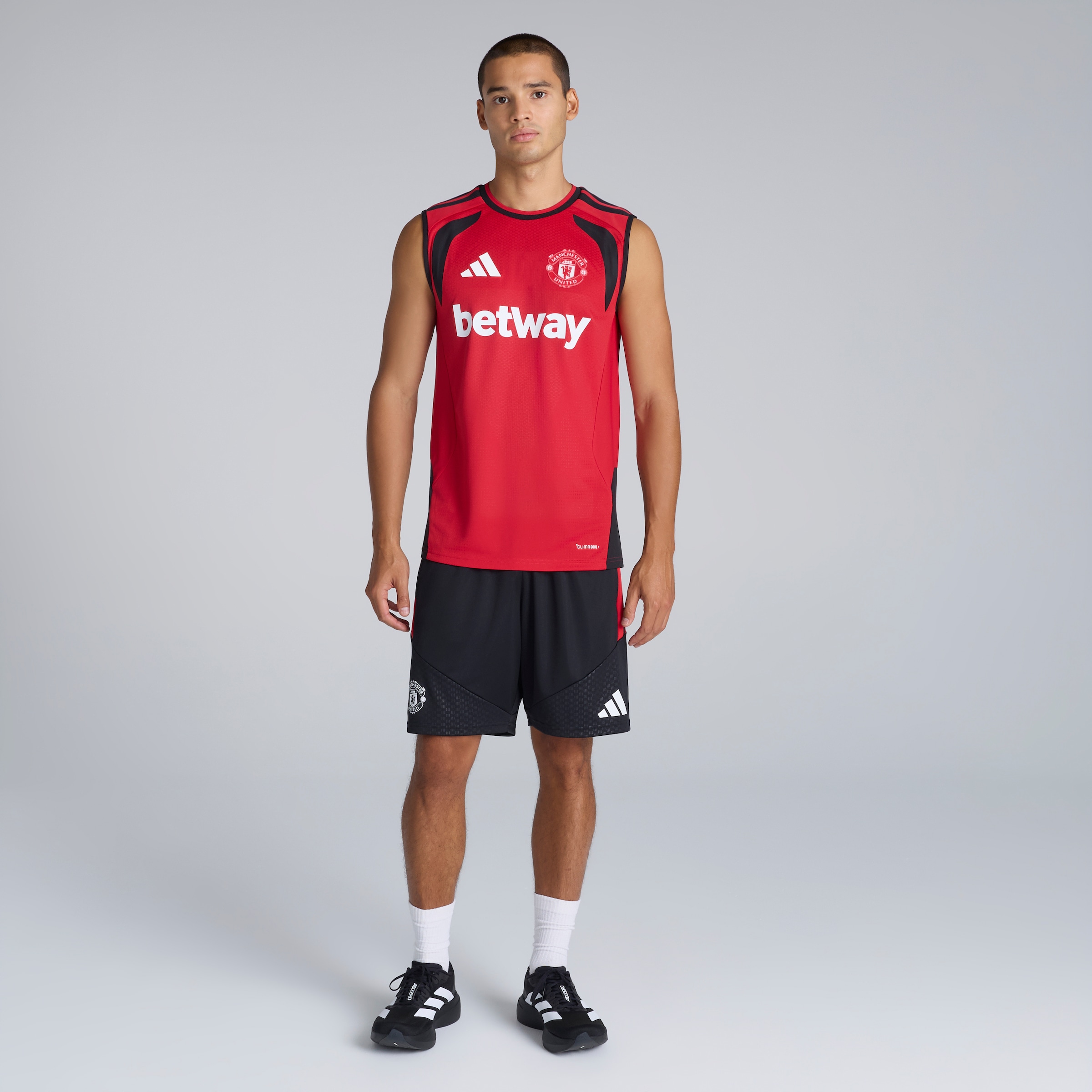 Manchester United 26/27 Training Tiro Authentic Sleeveless Jersey Red (Sponsored) Red Detail [3-5]