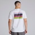 Manchester United Mens Stretford End Back Print T-Shirt White
