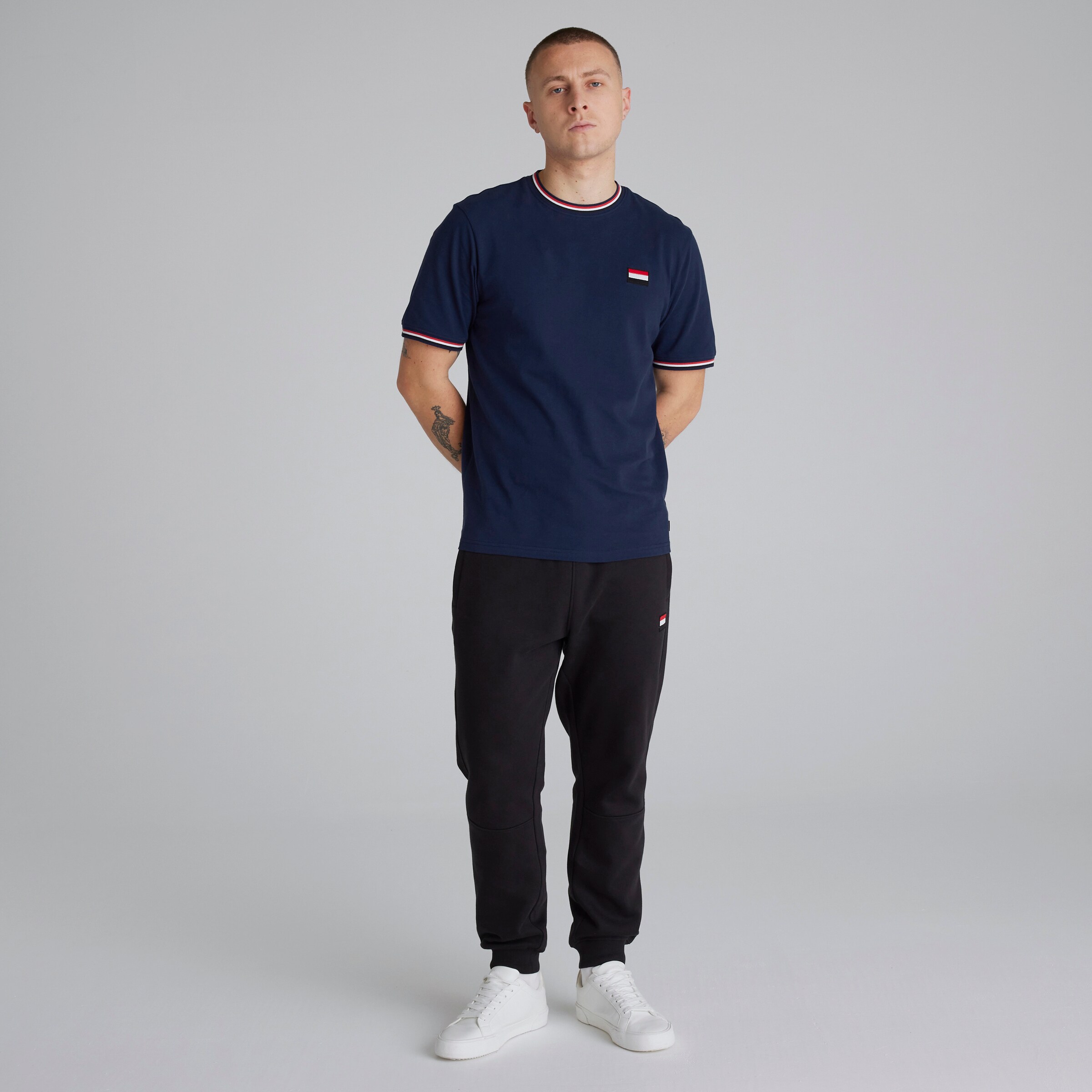 Manchester United Pique T-Shirt Navy Bleu marine Détail [3-5]