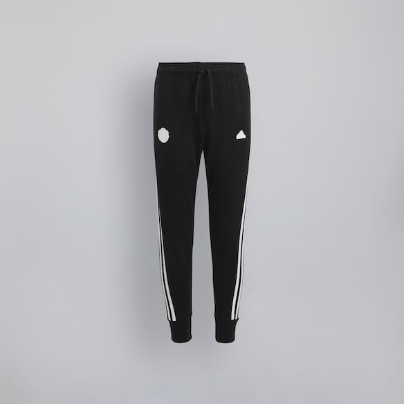 Manchester United x adidas Kids Future Icons 3-Stripes Cotton Joggers Black Black