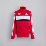 Manchester United x adidas Kids Essentials Tiberio 3-Stripes Tricot Tracksuit Red/Black