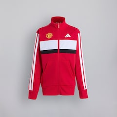 Manchester United x adidas Kids Essentials Tiberio 3-Stripes Tricot Tracksuit Red/Black