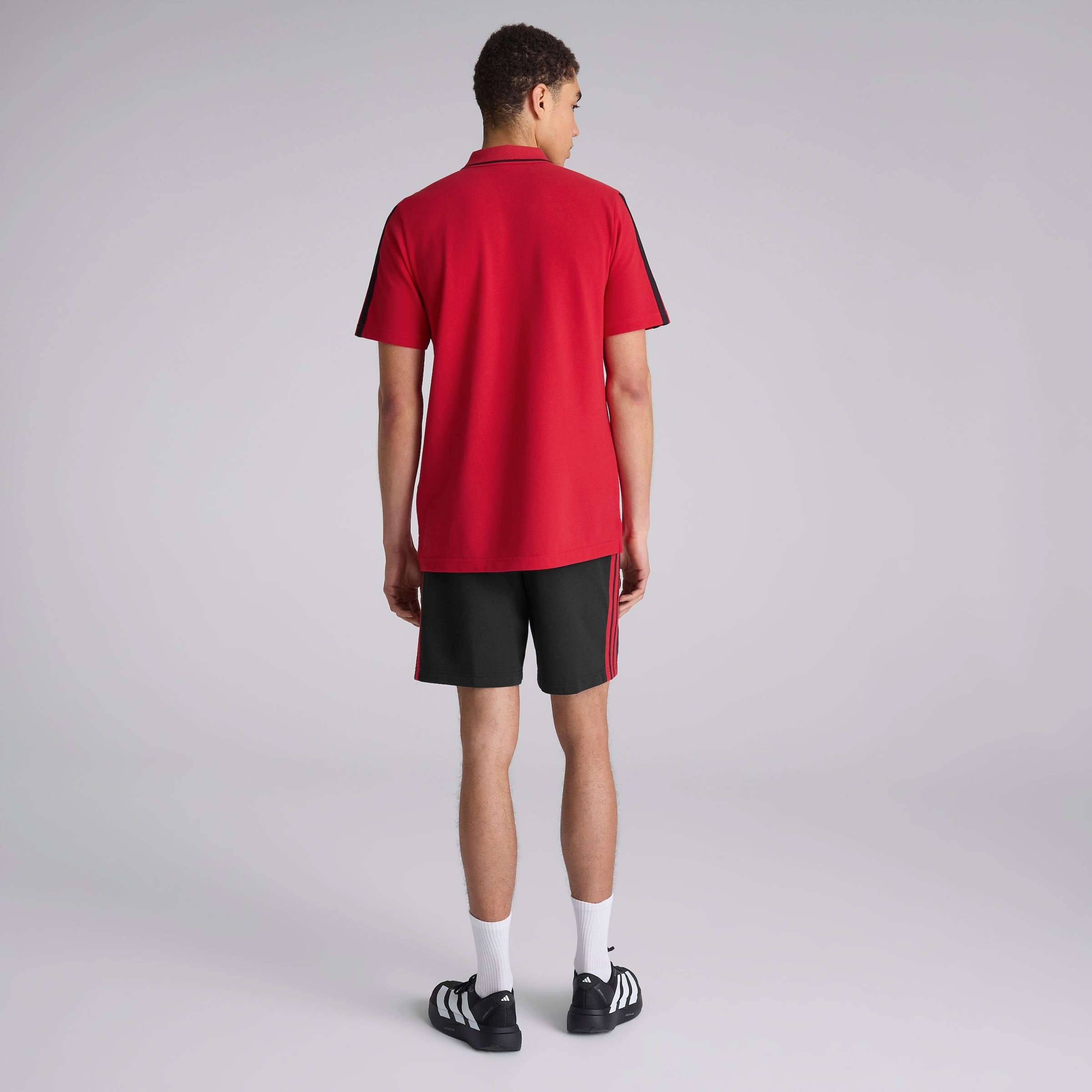 Manchester United x adidas DNA Shorts Black 黑色 细节 [2-5]