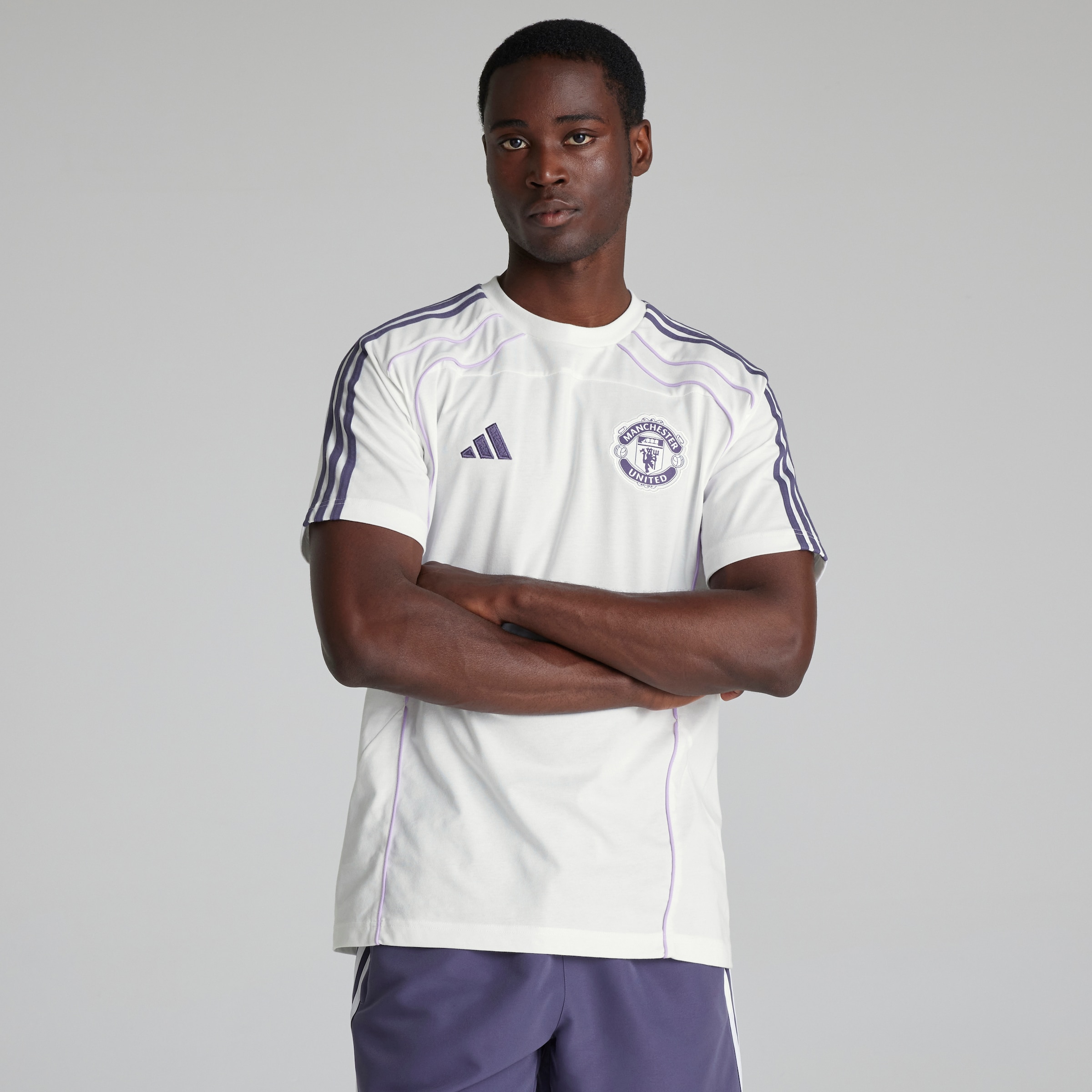 Buy Manchester United x adidas Urban Purist T-Shirt White