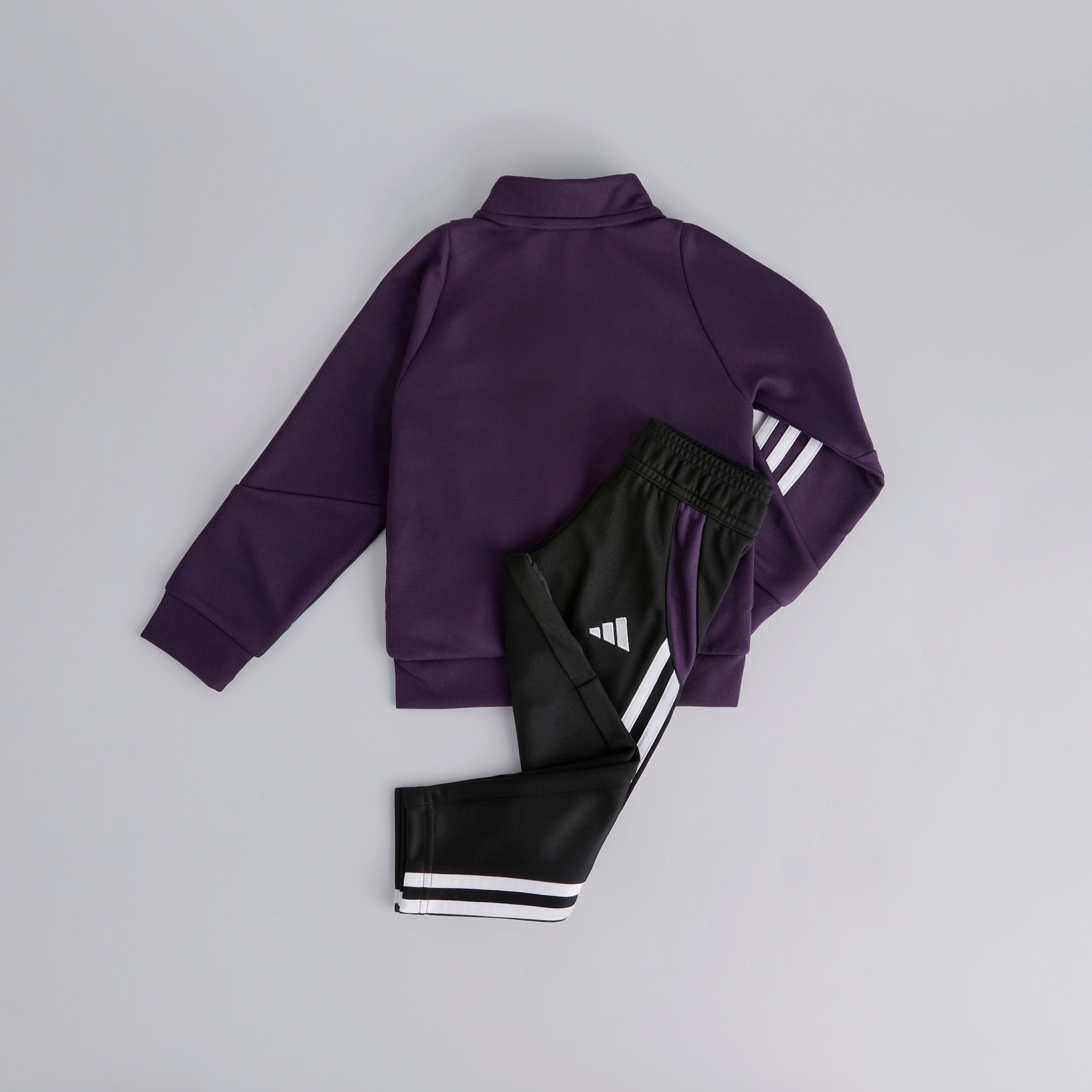 Manchester United Tiro Track Suit Kids Violet Détail [2-4]