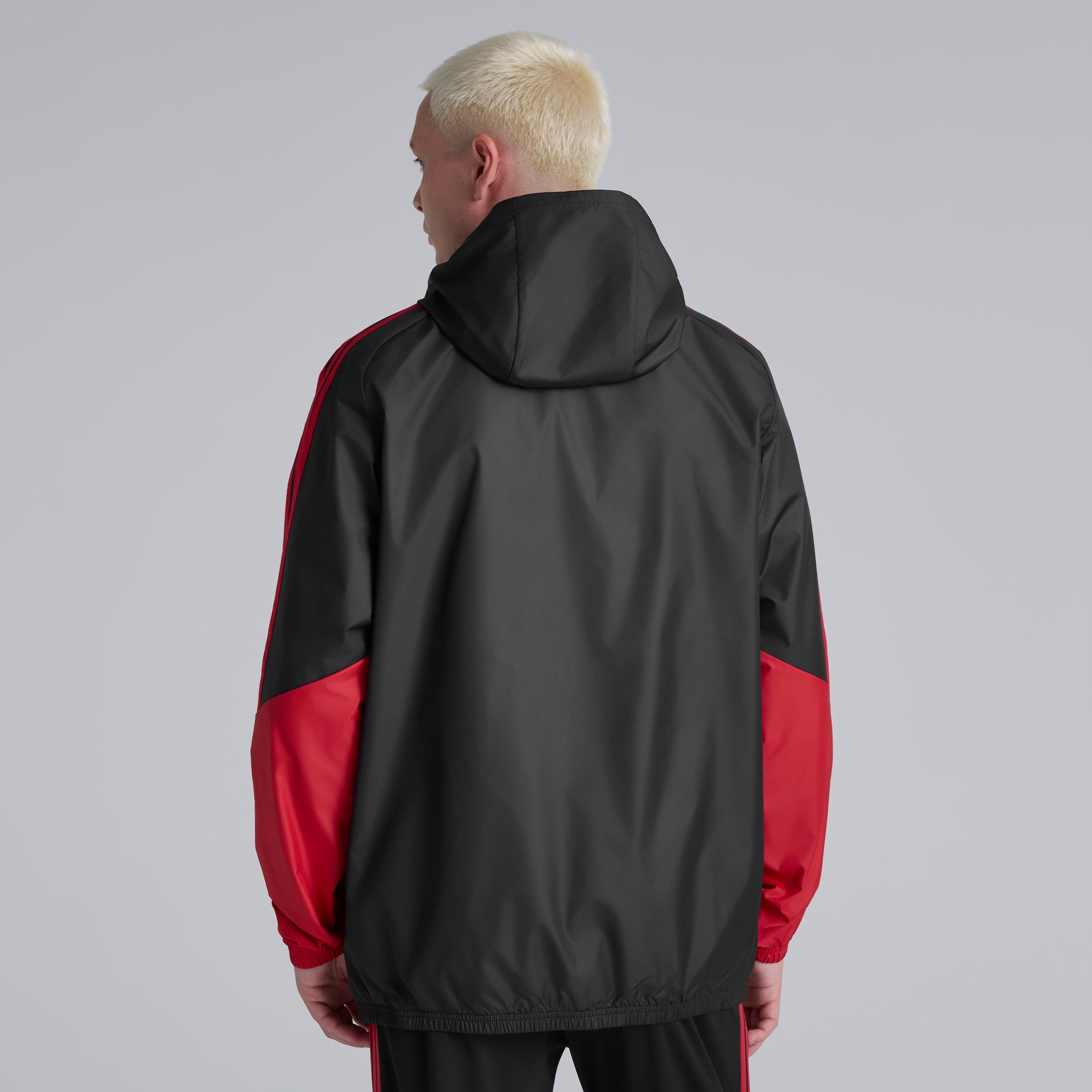Manchester United 26/27 Training Tiro All Weather Jacket Black Noir Détail [2-6]