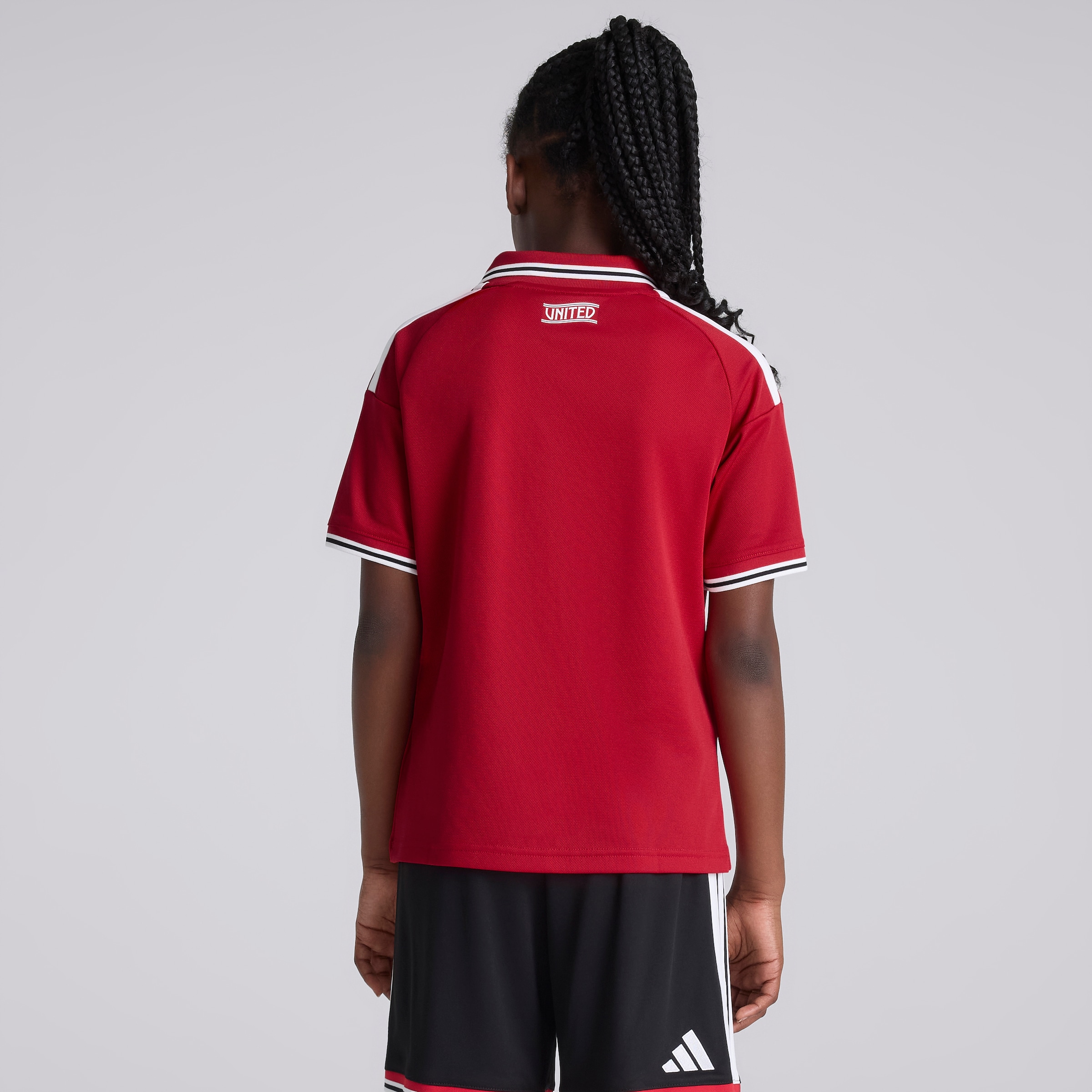 Manchester United Kids 26/27 Home Jersey Rouge Détail [2-6]