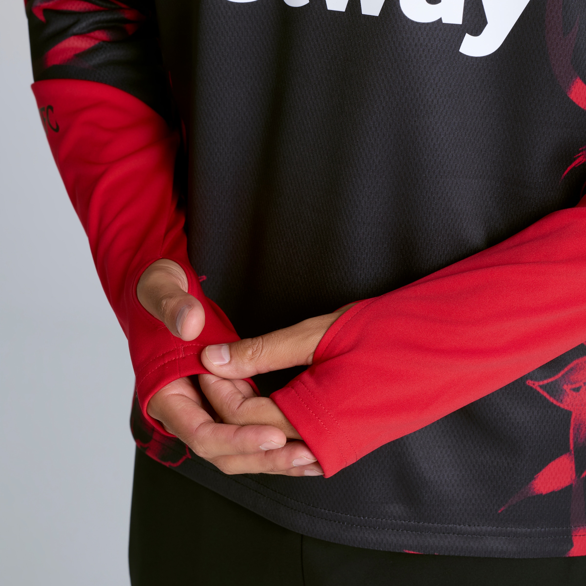 Manchester United 26/27 Home Pre Match Warm Top (Sponsored) Red Detail [5-5]